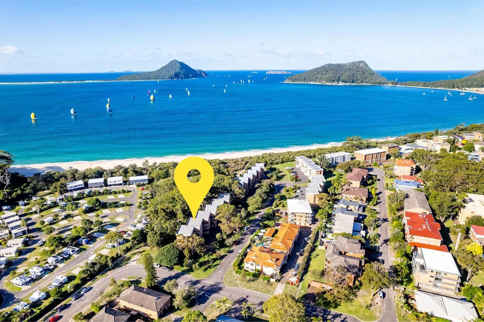 Bird's eye view in Shoreline 5 1 Intrepid Close Water Views and WiFi