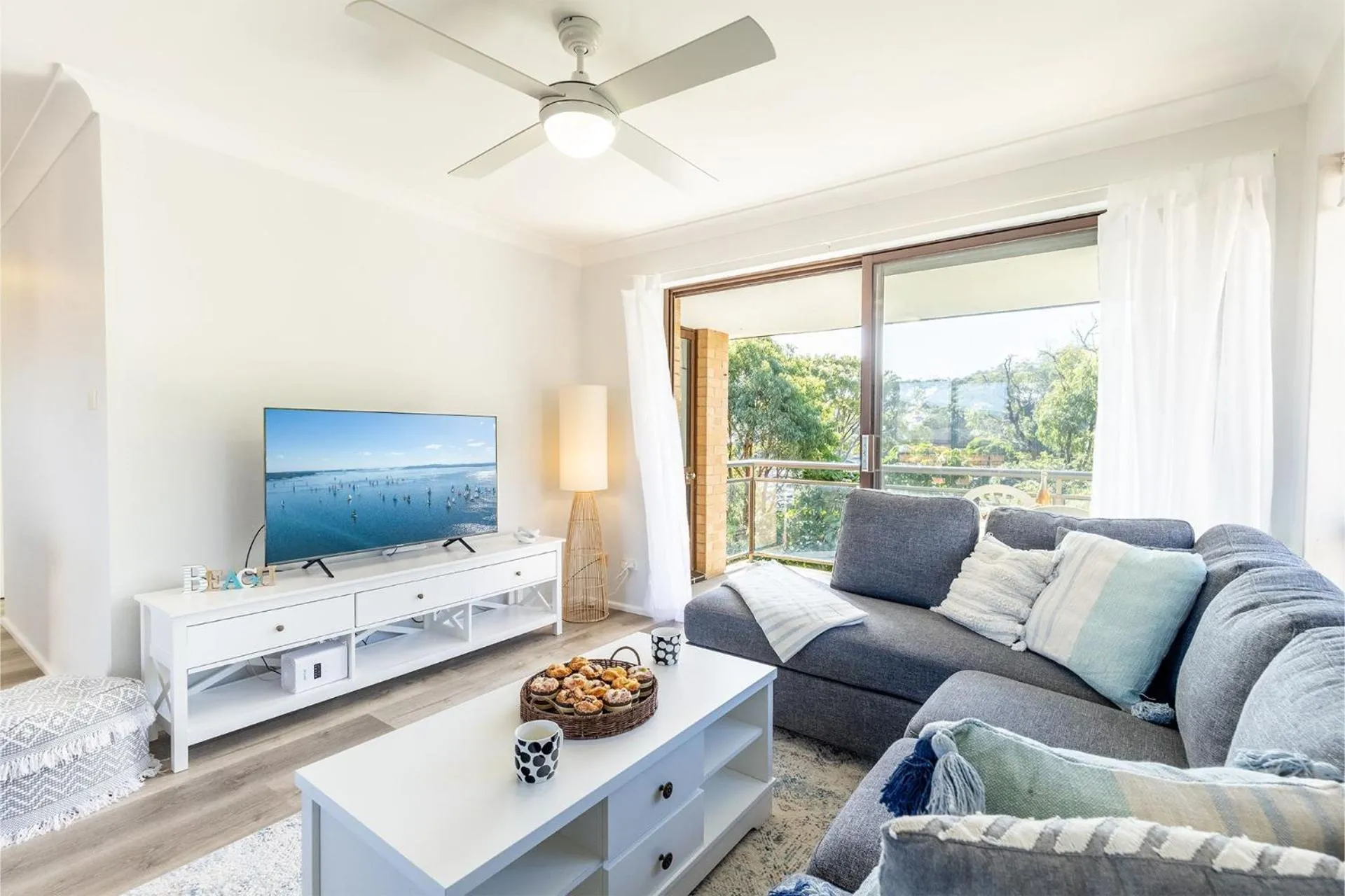 Living room in Shoreline 5 1 Intrepid Close Water Views and WiFi