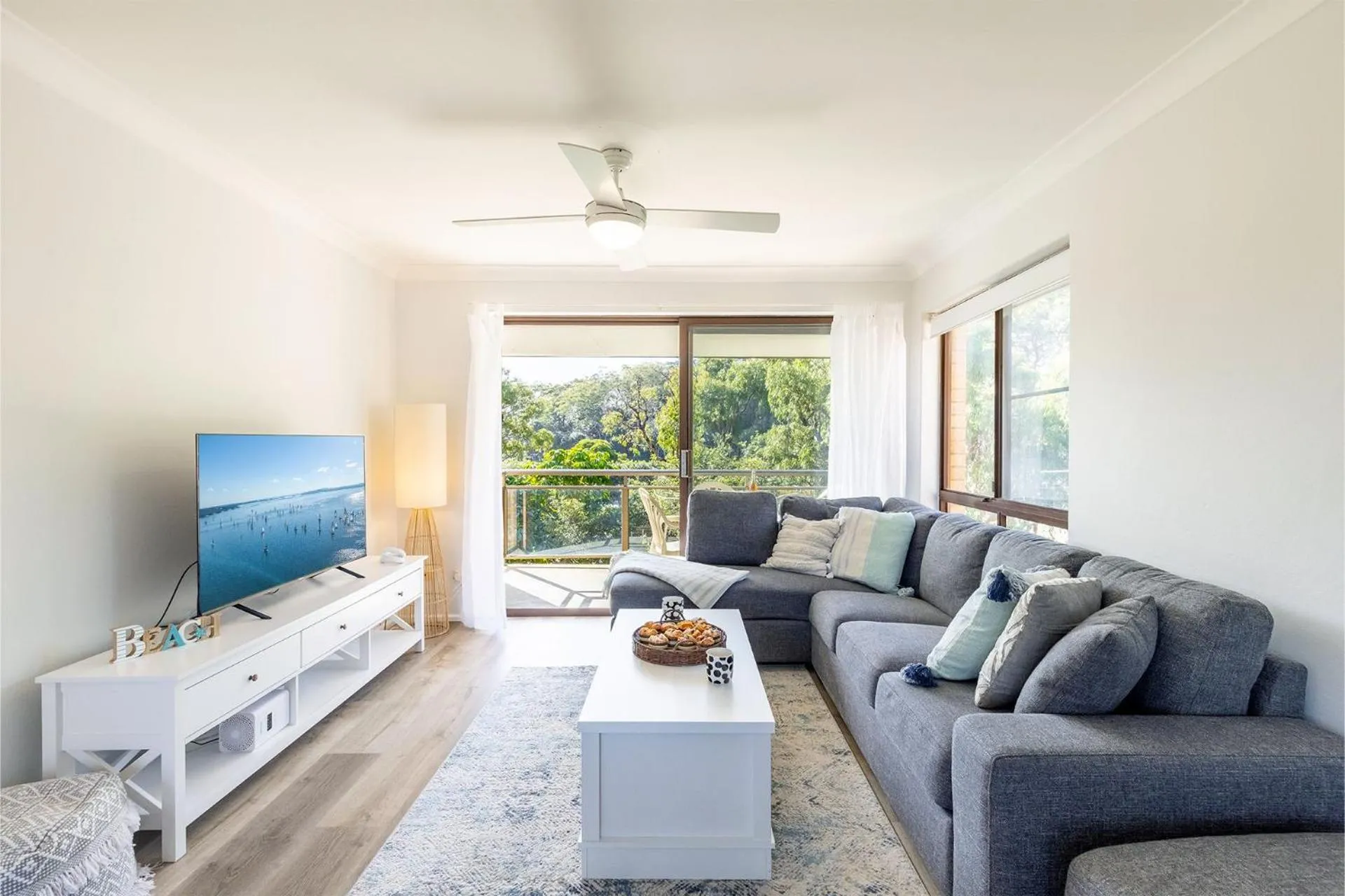 Living room in Shoreline 5 1 Intrepid Close Water Views and WiFi