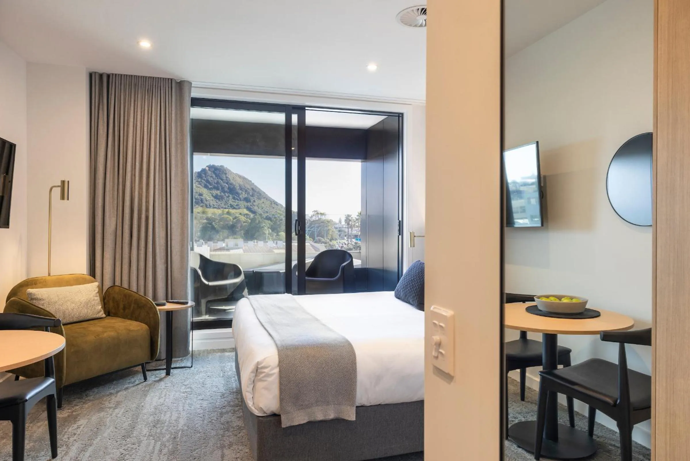 Bed in Quest Mt Maunganui