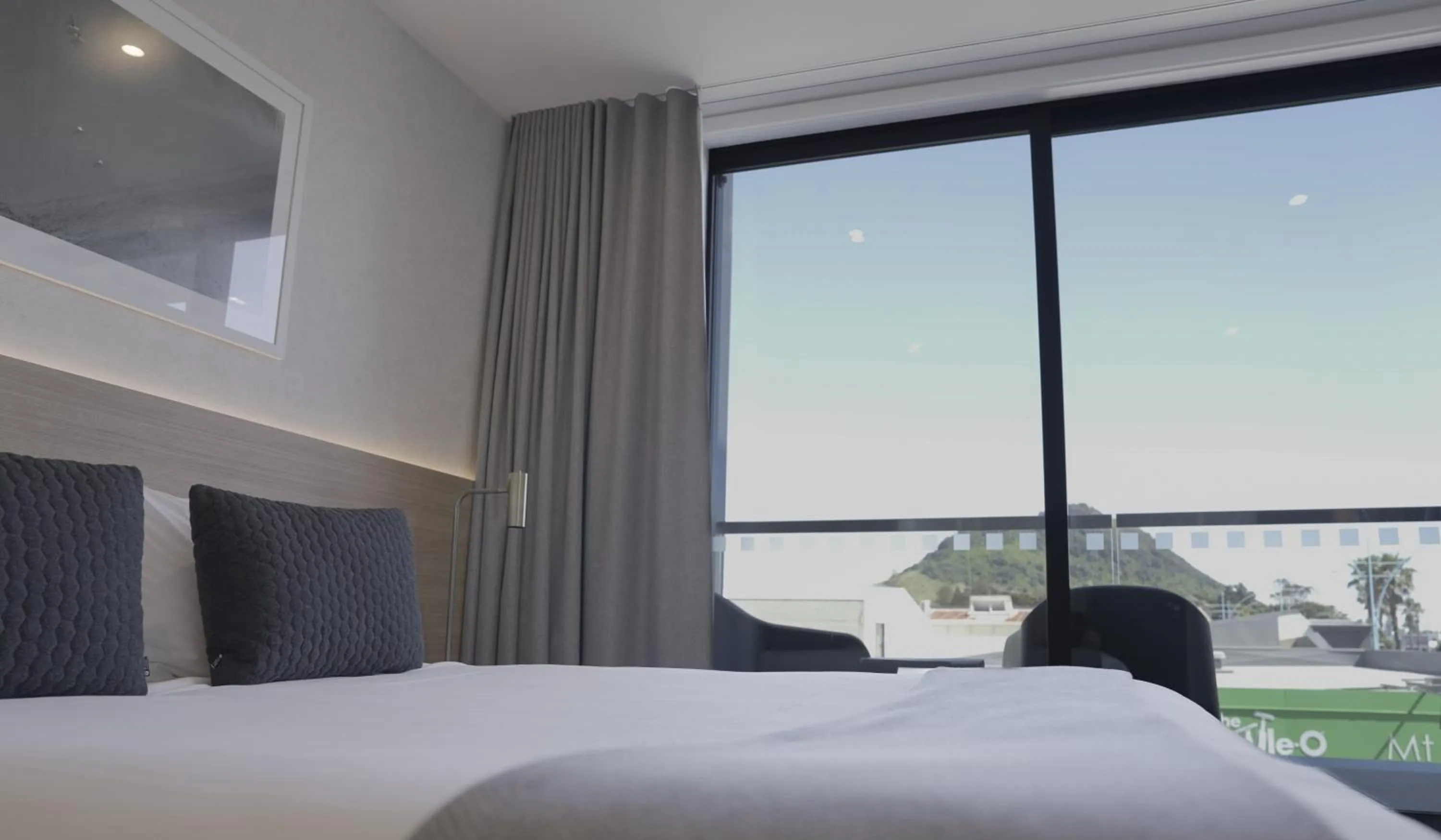 Bed in Quest Mt Maunganui