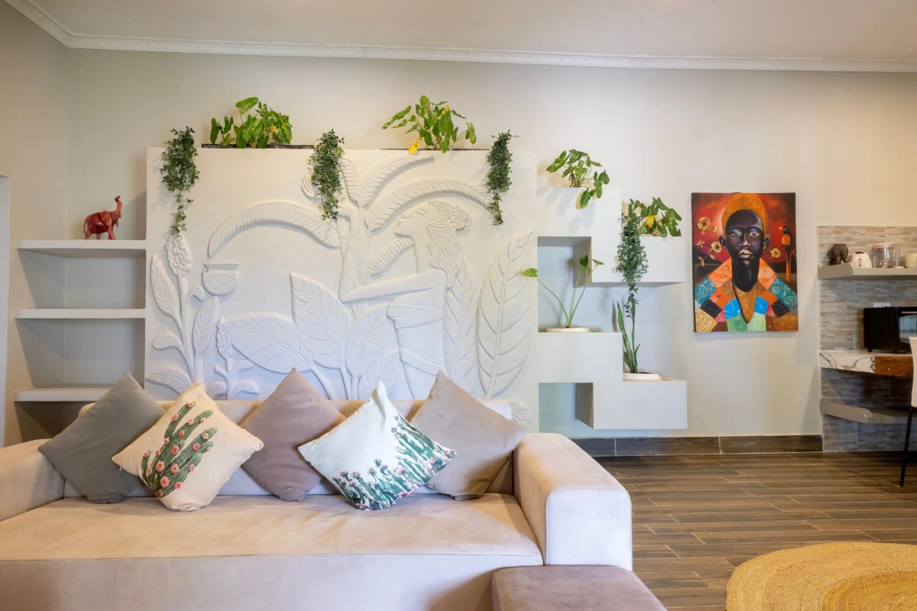 Living room in RoRi Private Luxury Villas