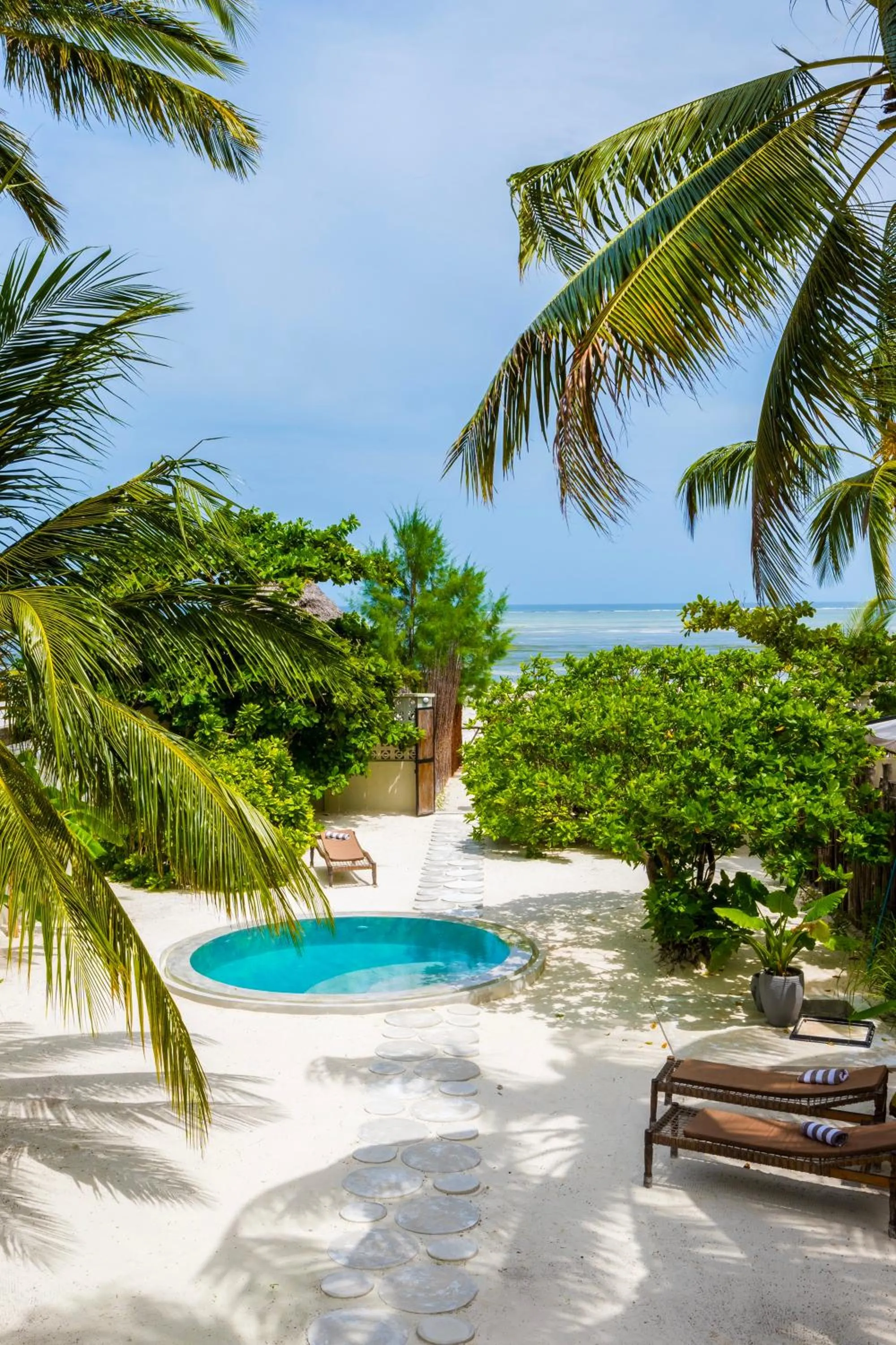 Garden view in RoRi Private Luxury Villas