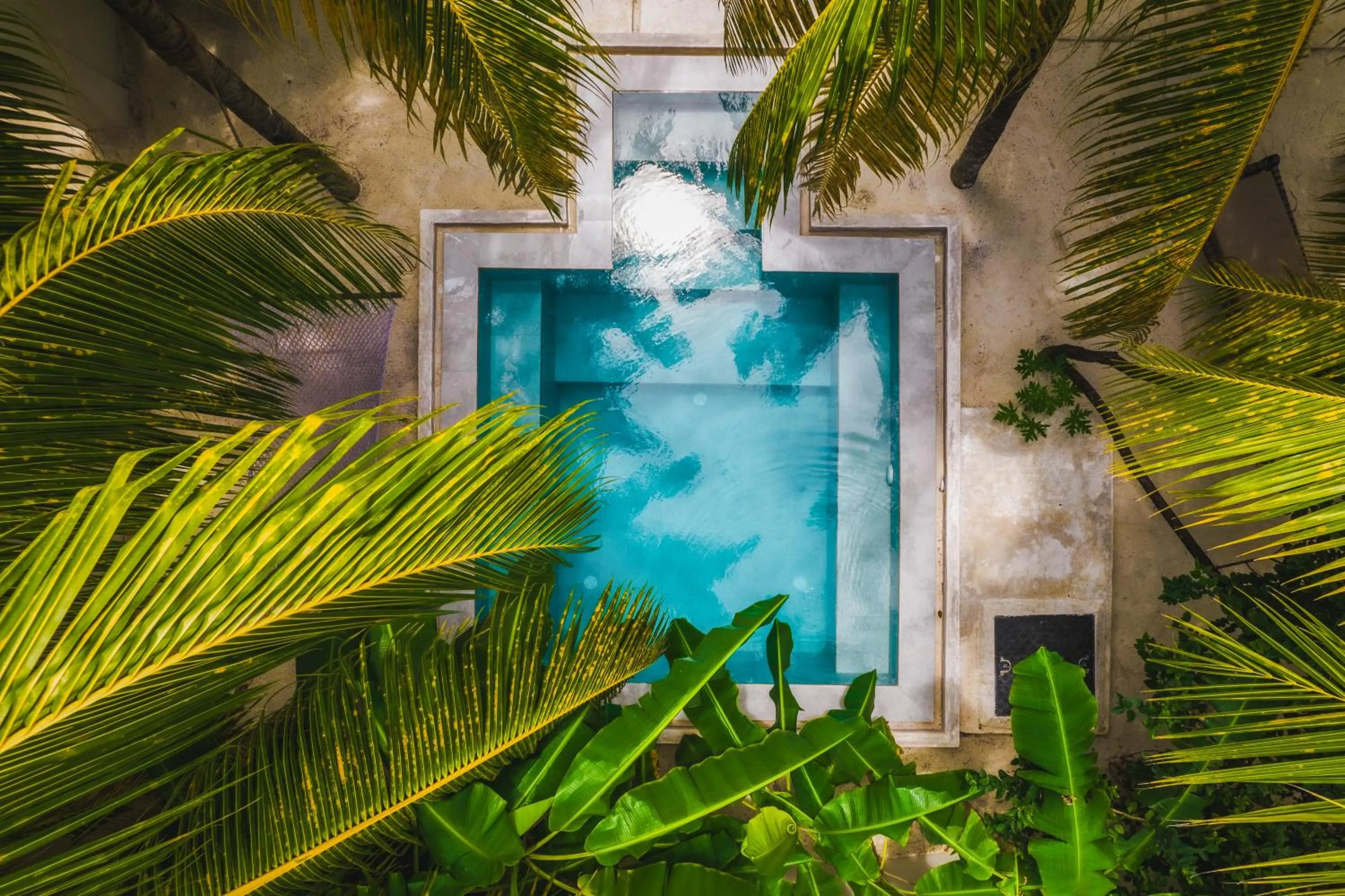 Bird's eye view in RoRi Private Luxury Villas