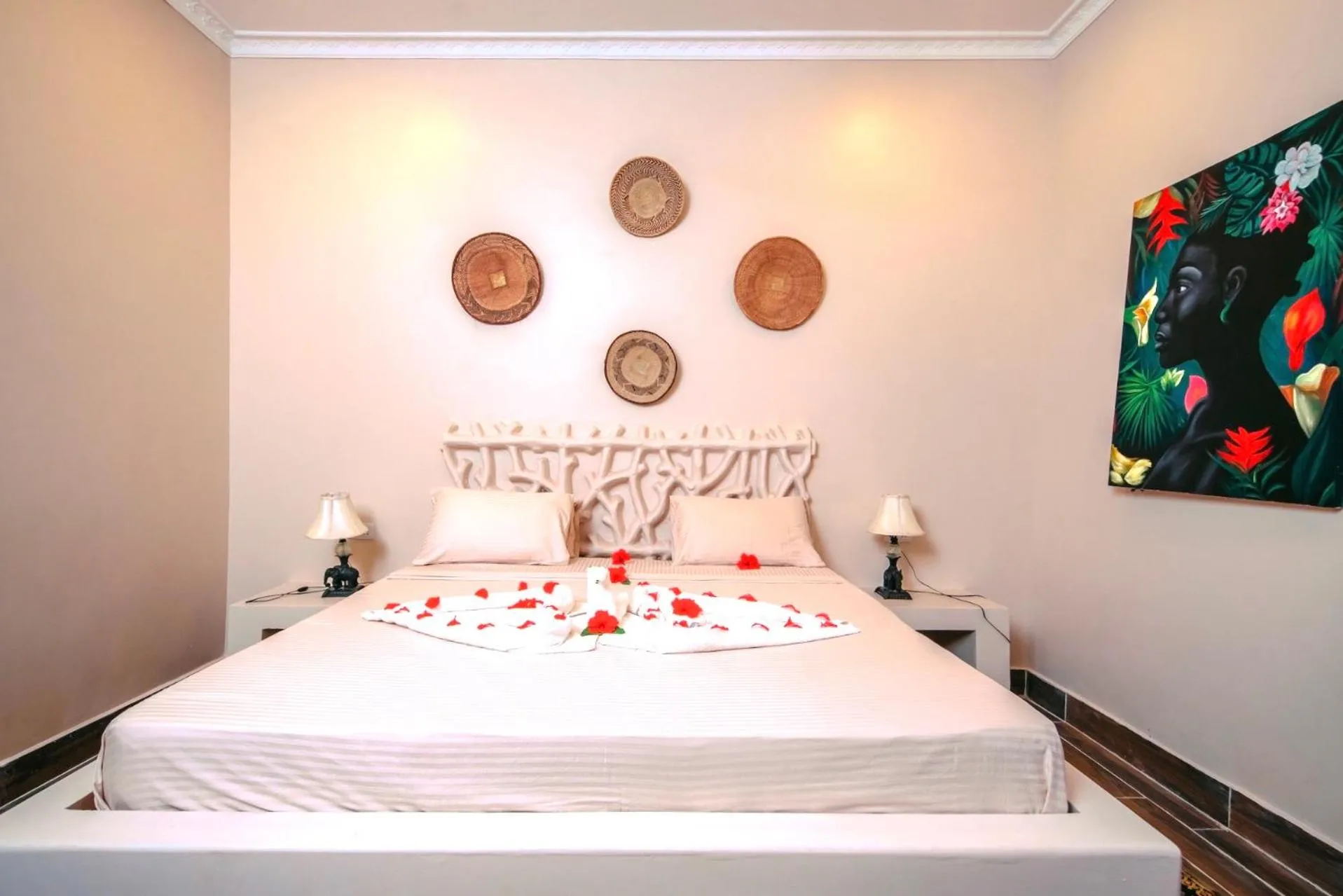 Bed in RoRi Private Luxury Villas