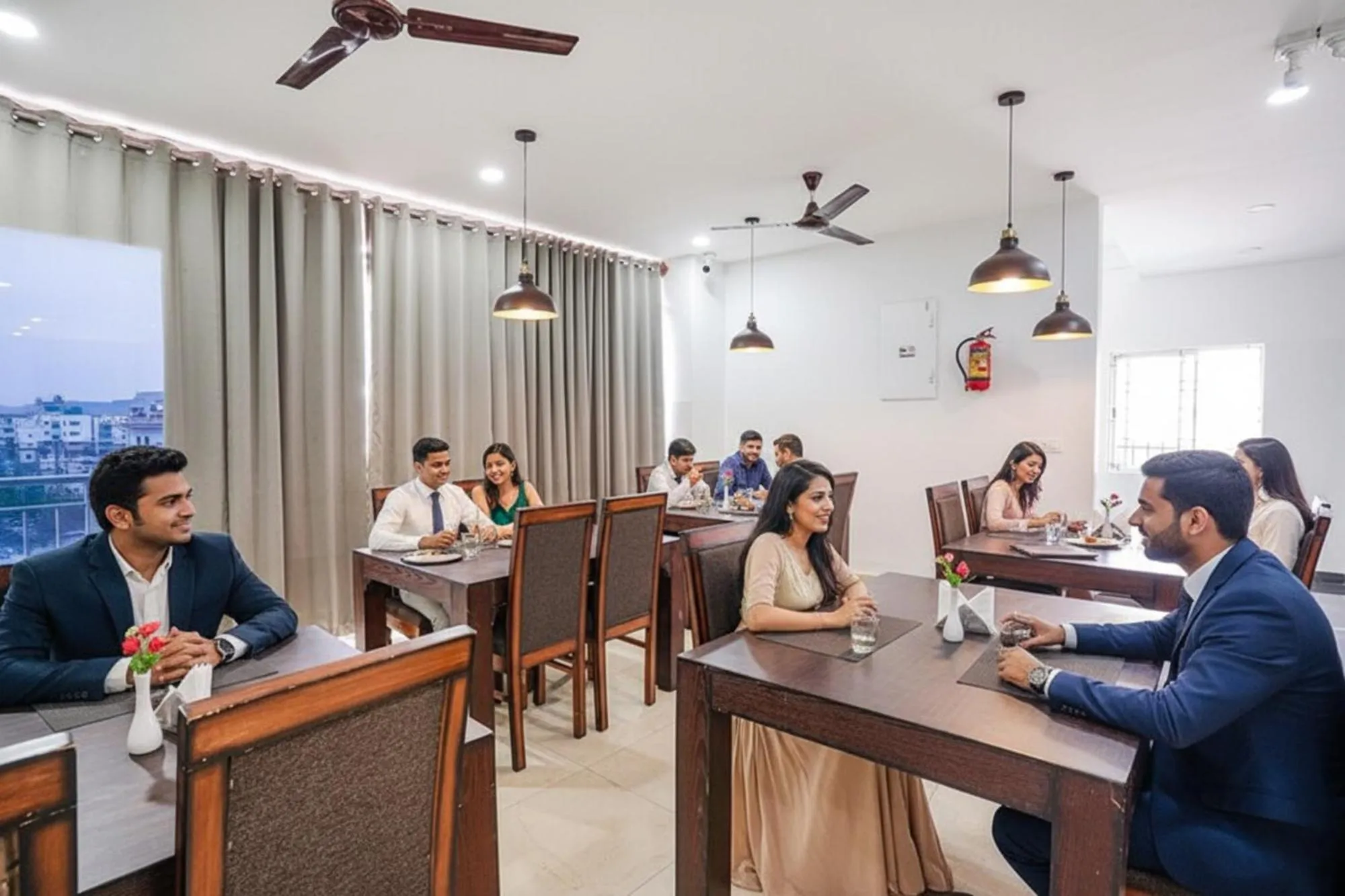 Dining area in Via RLV Green Palace - Nr Kengeri Satellite Town
