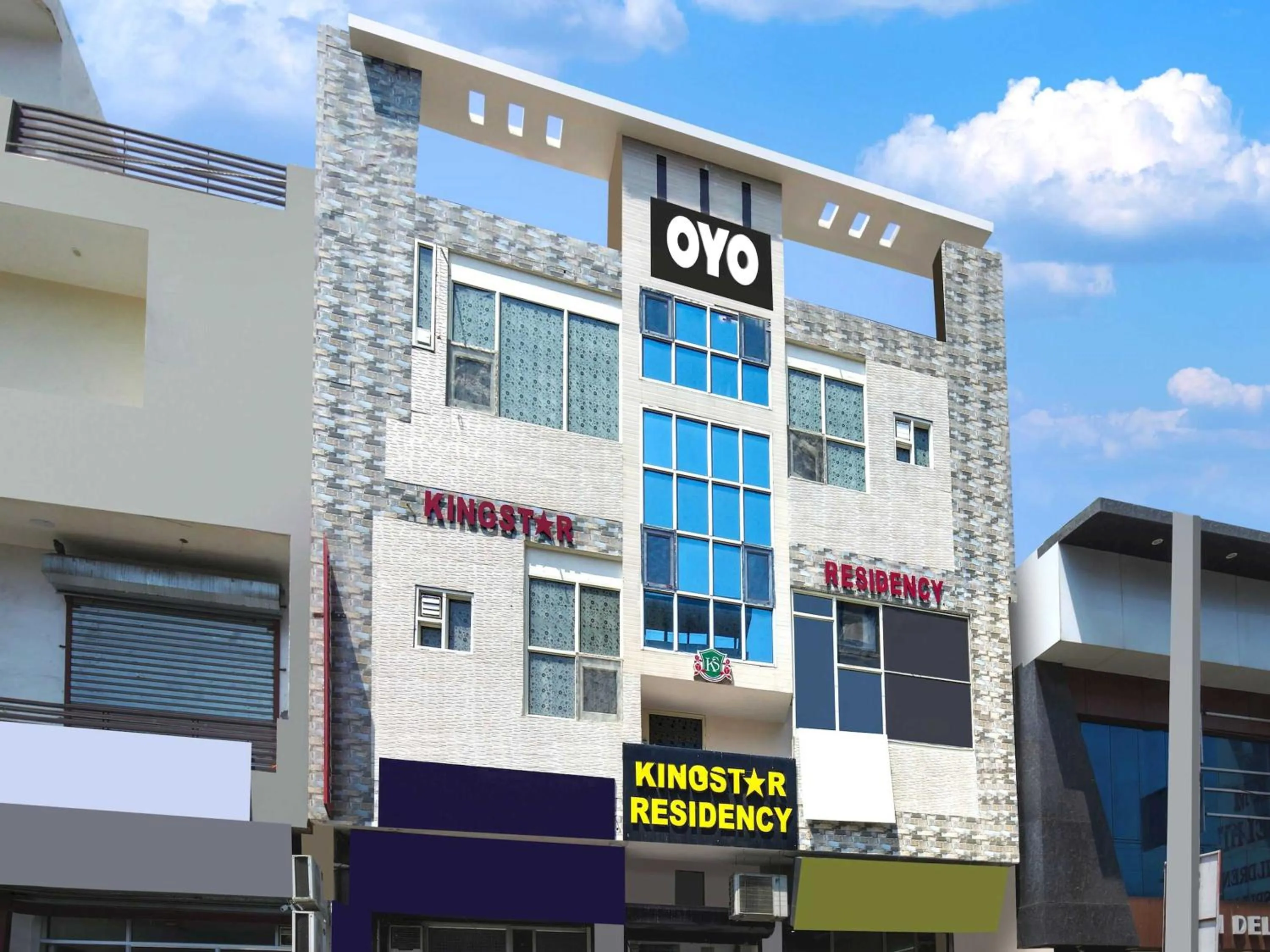 Facade/entrance in Hotel O King Star Residency