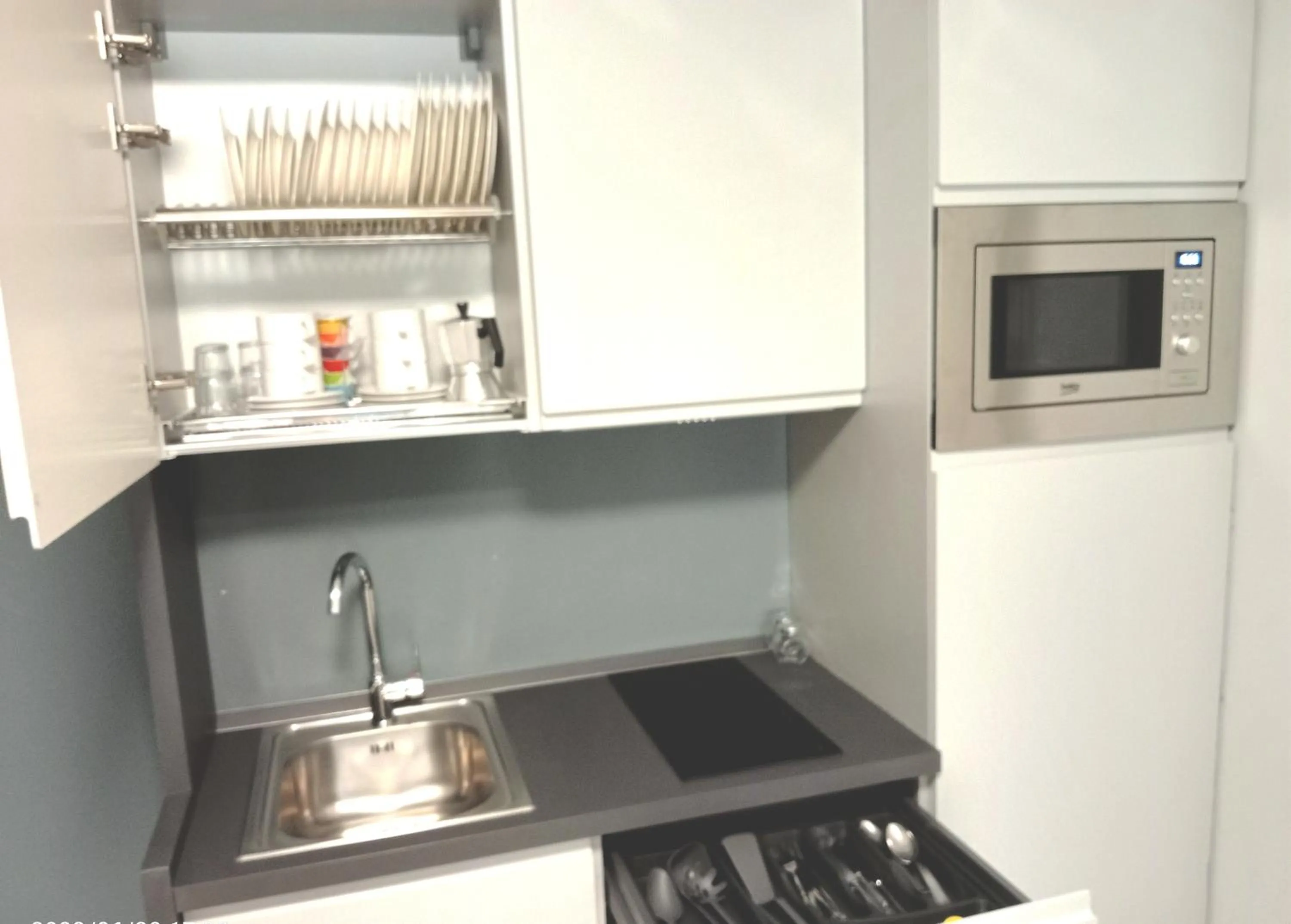 Kitchen or kitchenette in Residenza delle Nazioni