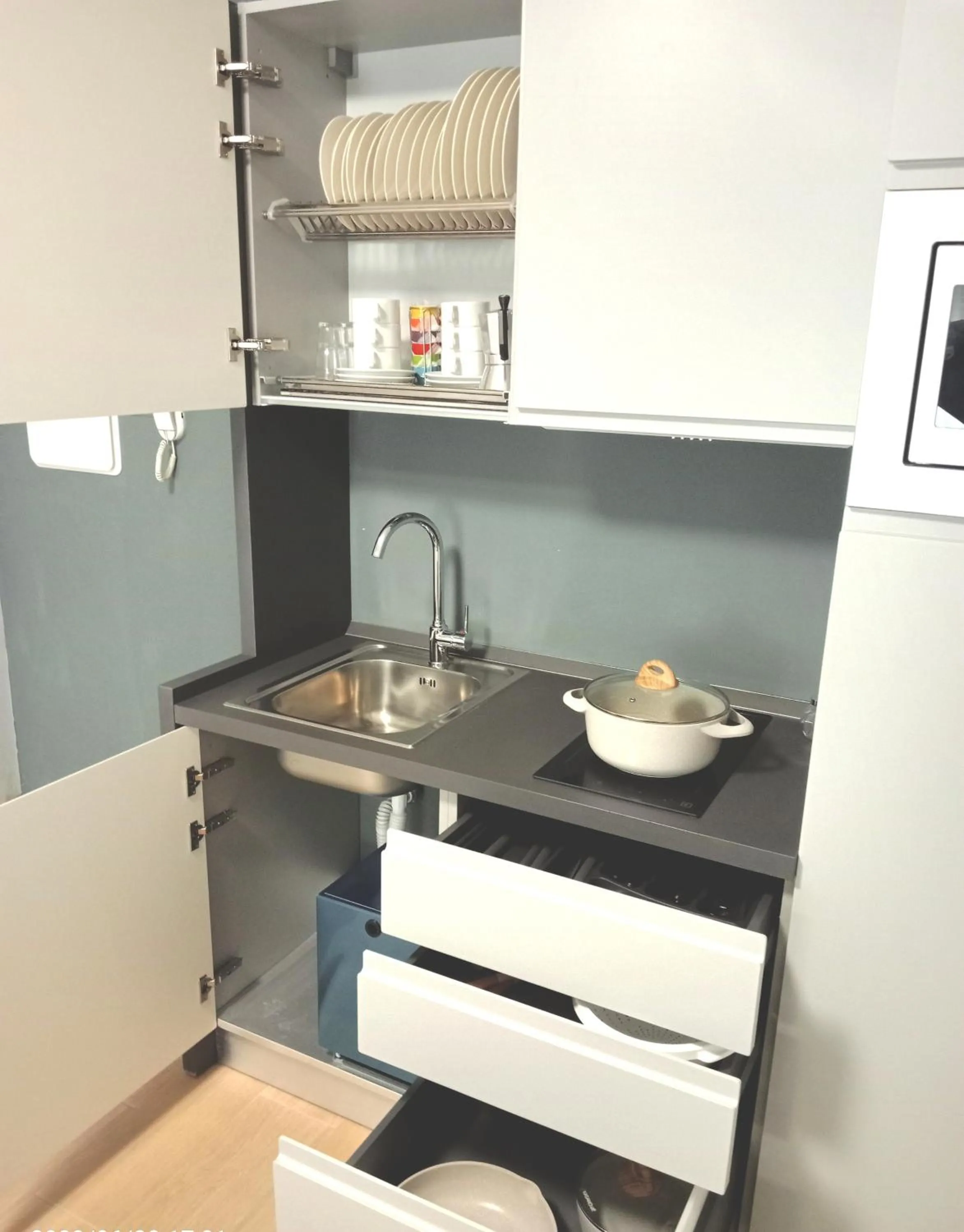 Kitchen or kitchenette in Residenza delle Nazioni