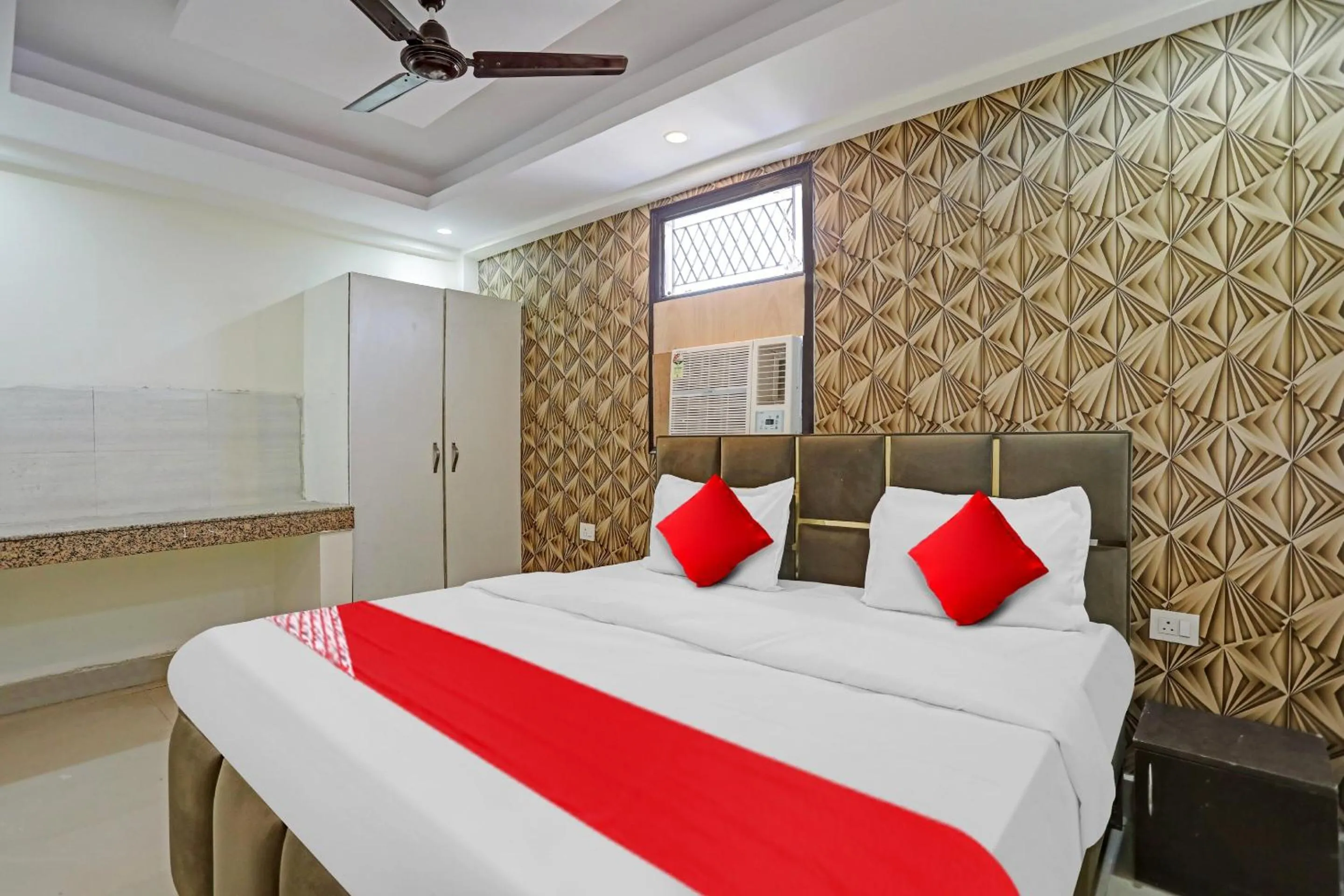 Bedroom, Bed in Hotel O JAI SHREE HOTEL