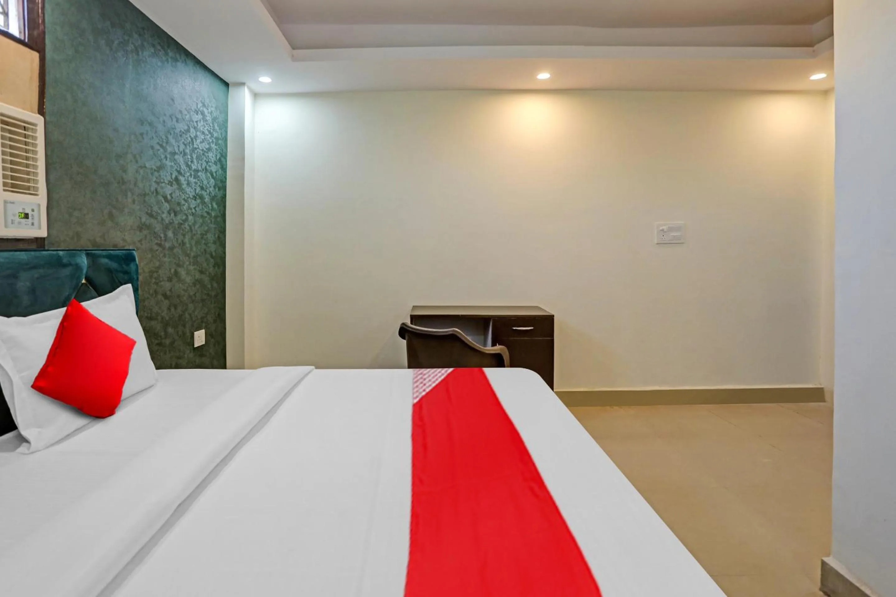 Bedroom, Bed in Hotel O JAI SHREE HOTEL