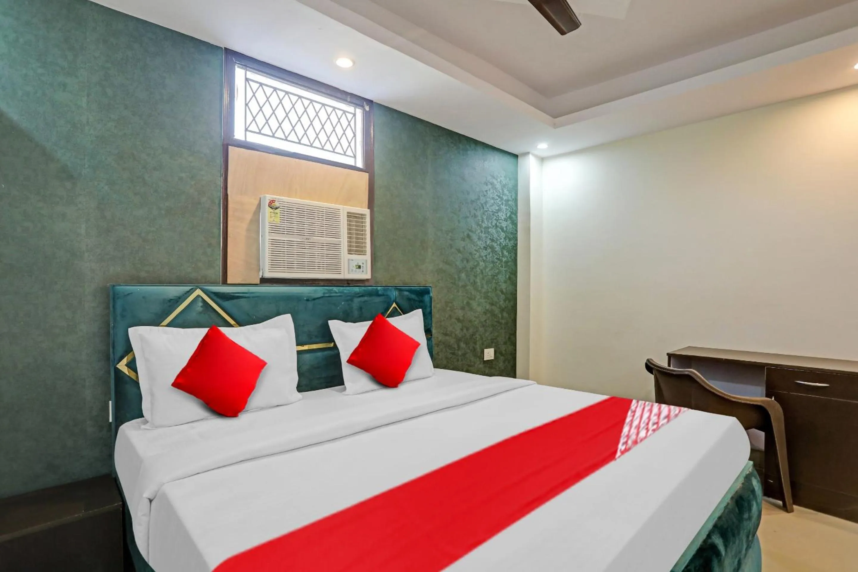 Bedroom, Bed in Hotel O JAI SHREE HOTEL