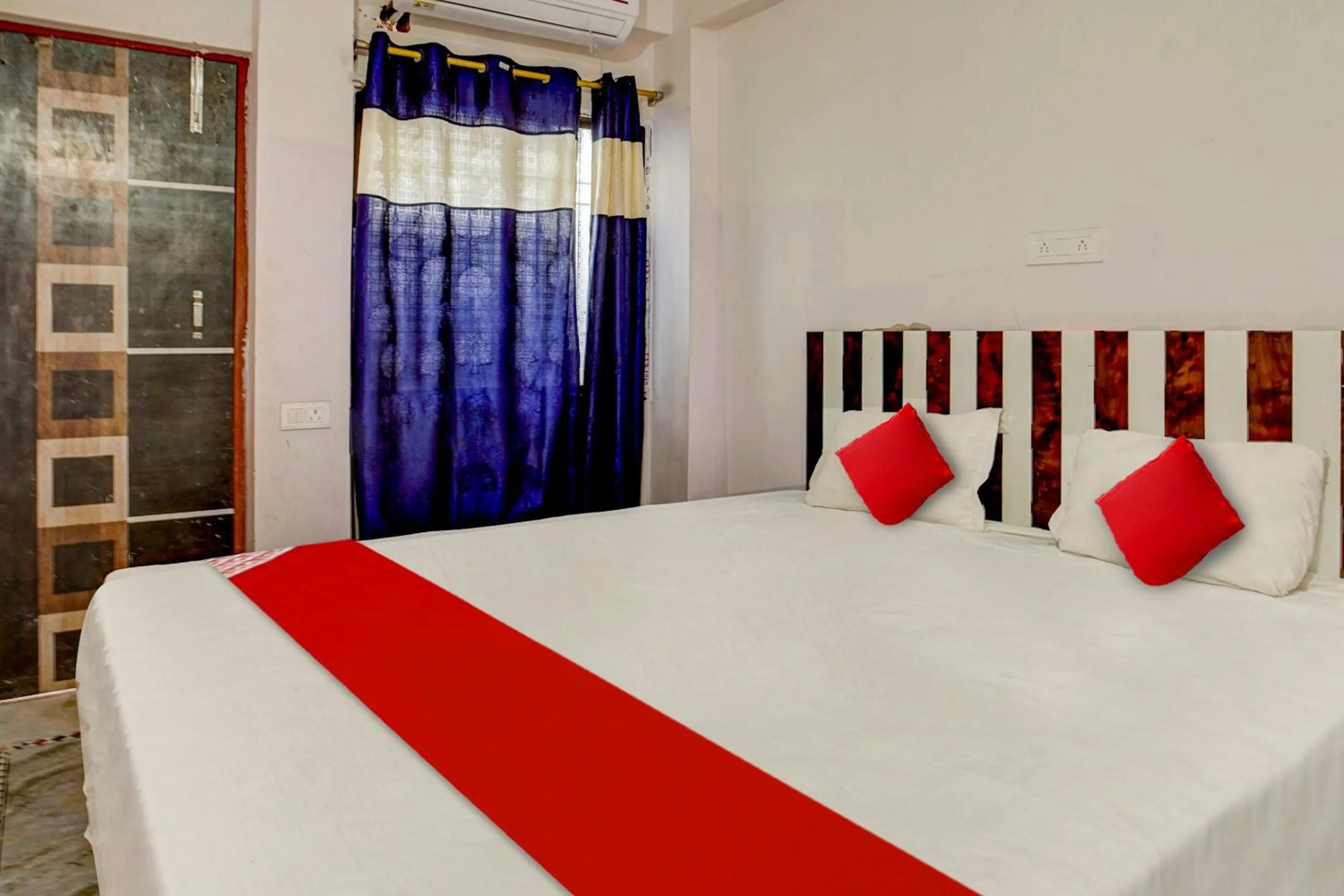Bedroom, Bed in Hotel O by OYO Shravi