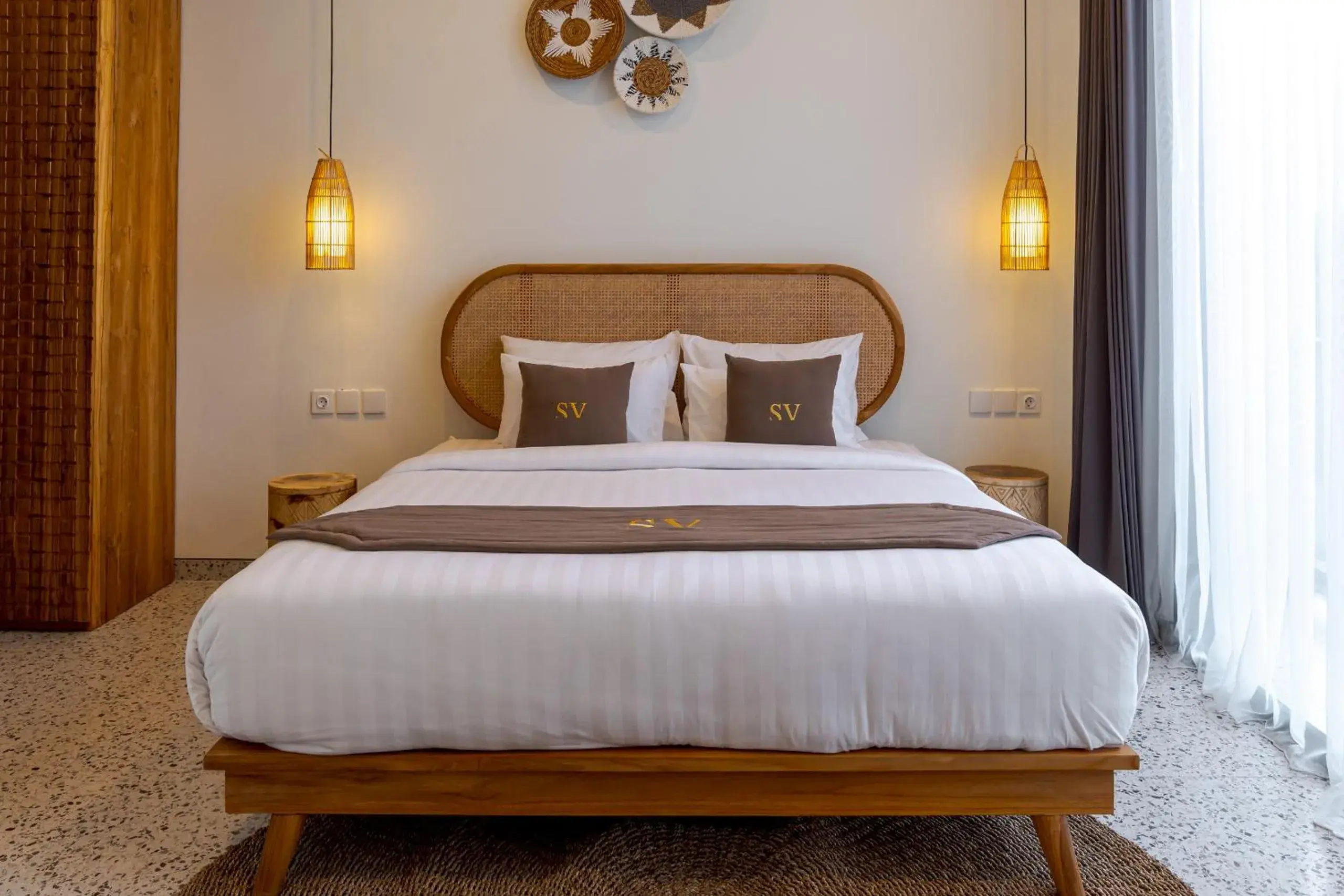 Bed in Sunny Village Batu Bolong Bed in Sunny Village Batu Bolong