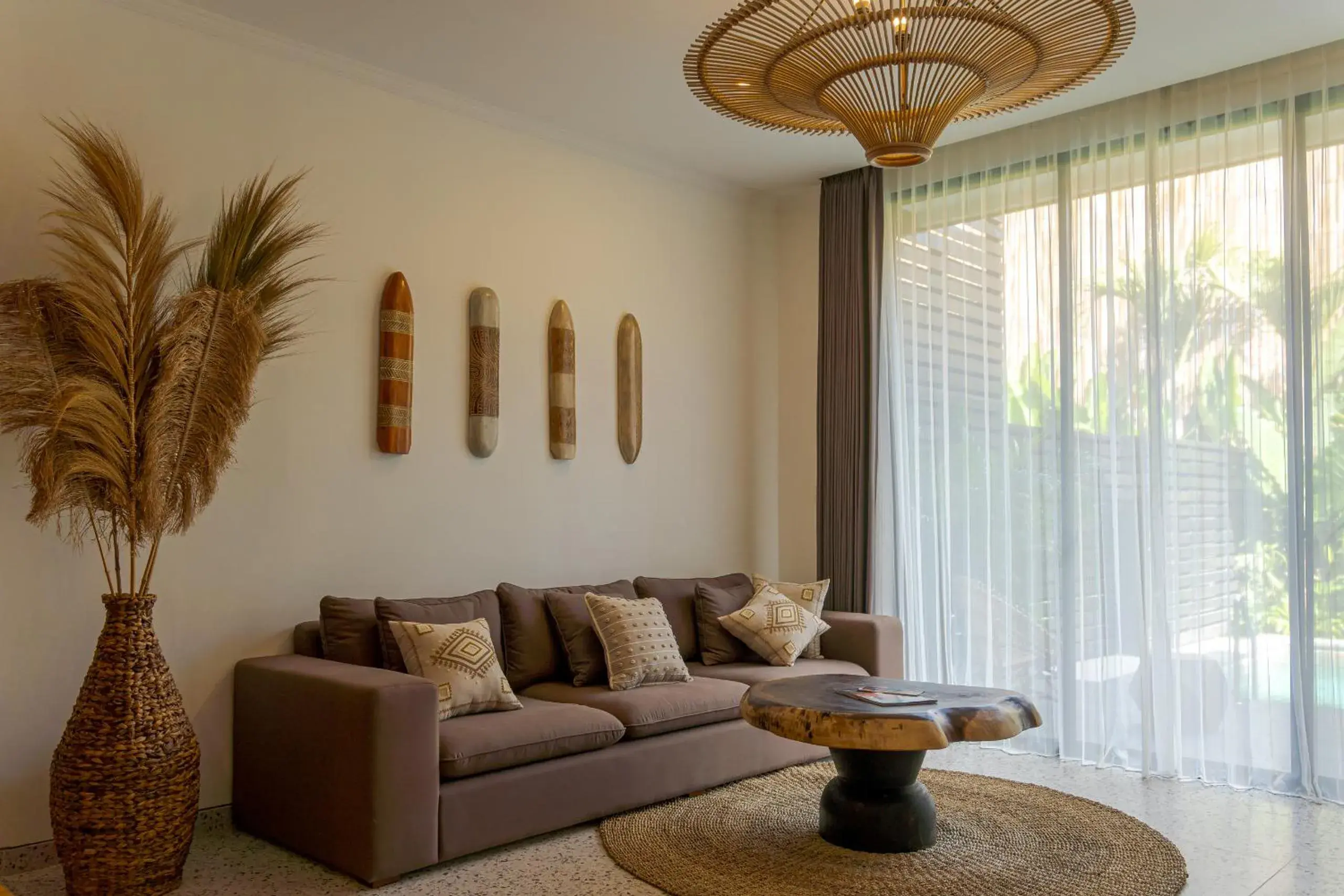 Living room in Sunny Village Batu Bolong Living room in Sunny Village Batu Bolong