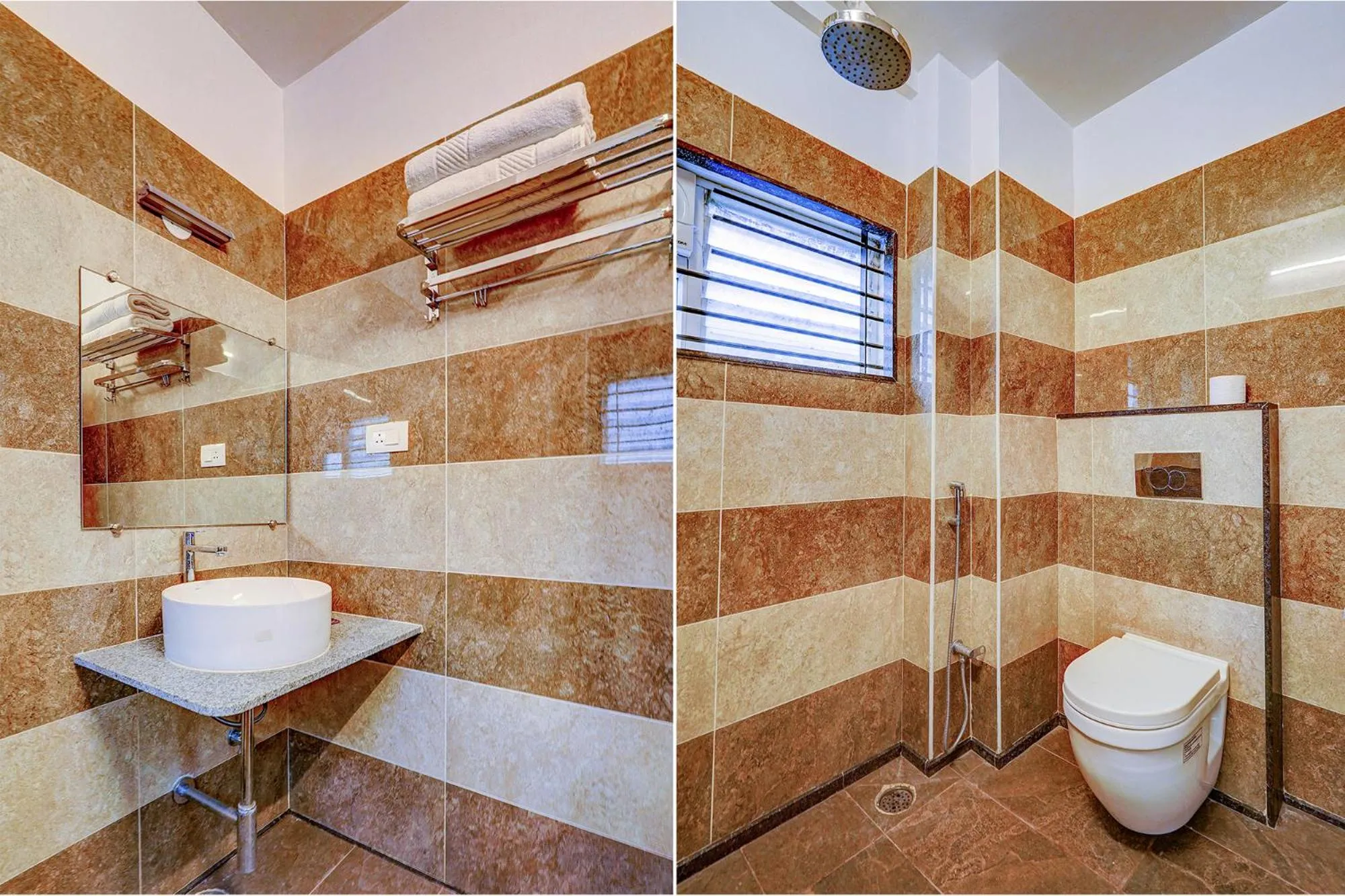 Bathroom in FabHotel Shakthi Suites - Nr Jayadeva Hospital