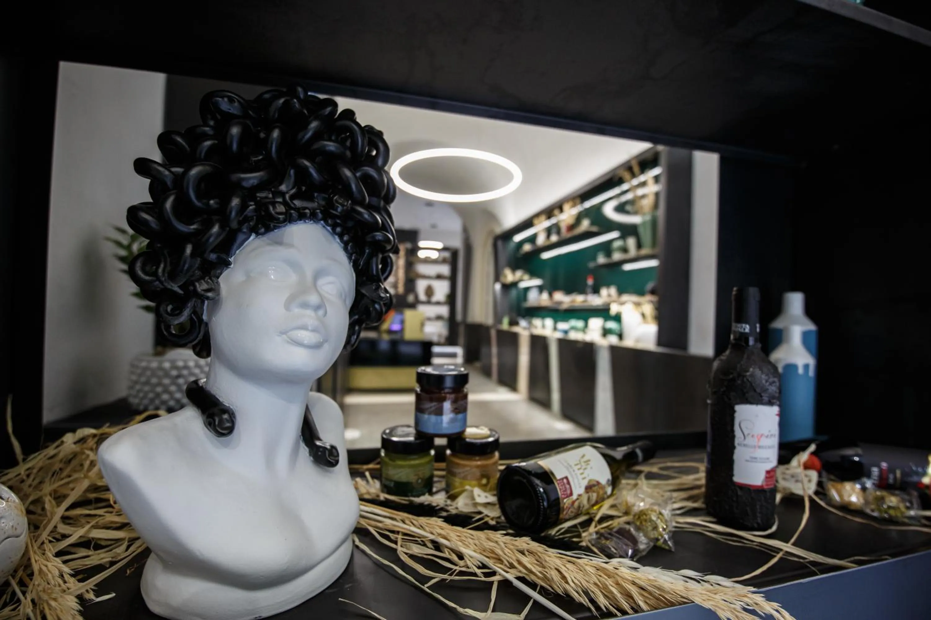 Decorative detail in MAZZINI PALACE