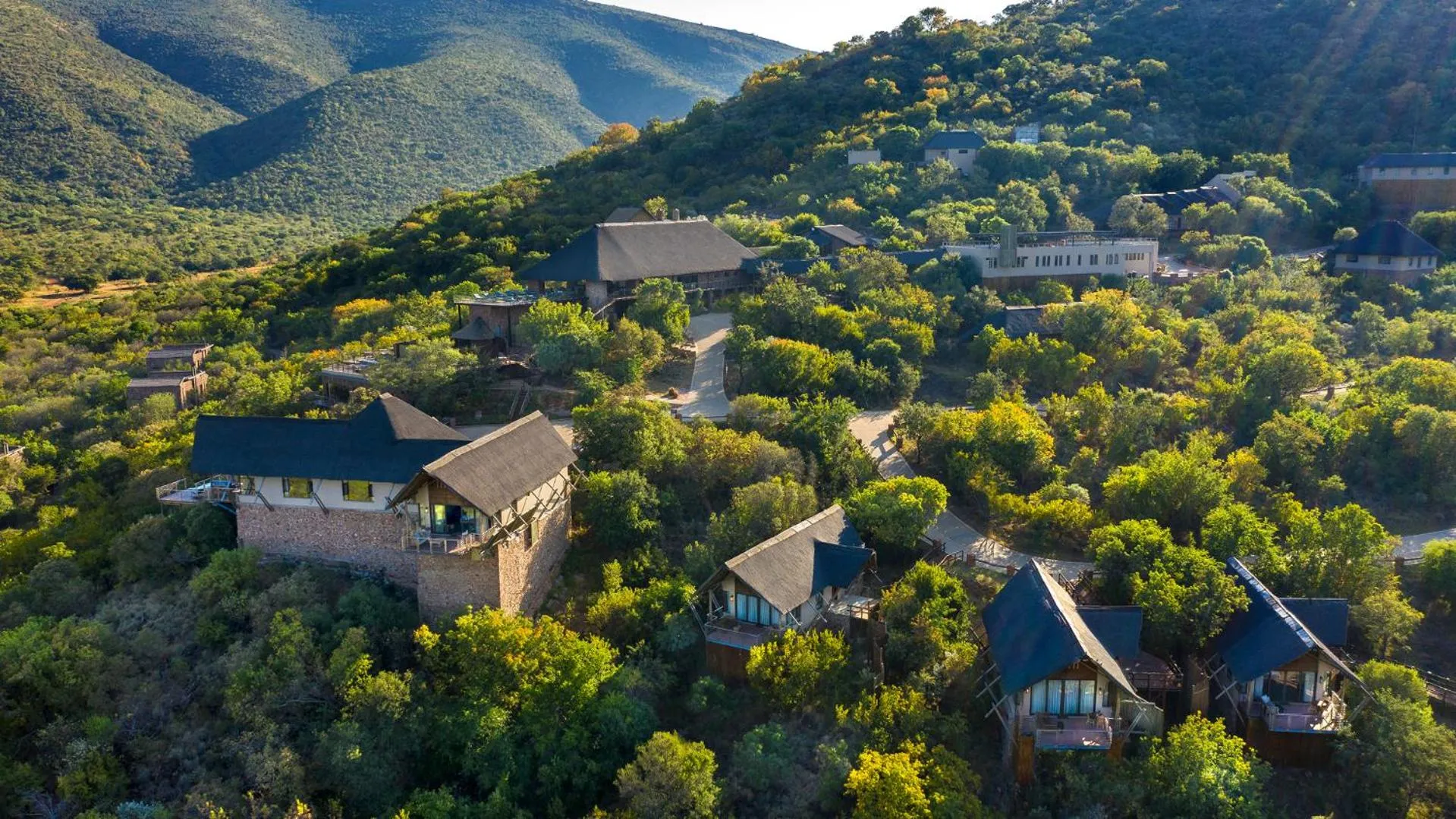 Property building in Babohi at Qwabi Private Game Reserve by NEWMARK