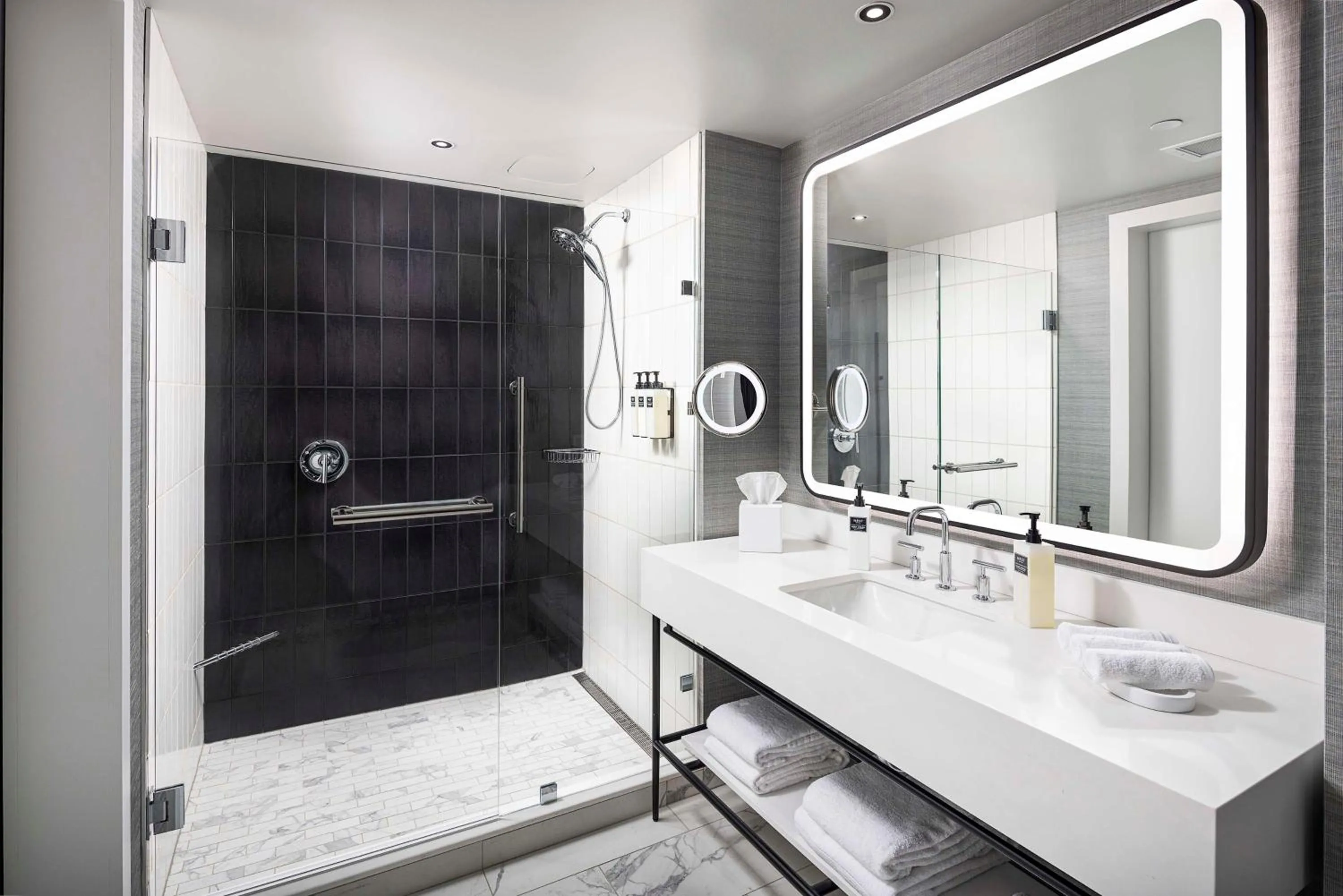 Bathroom in Signia By Hilton Atlanta Georgia World Congress Center