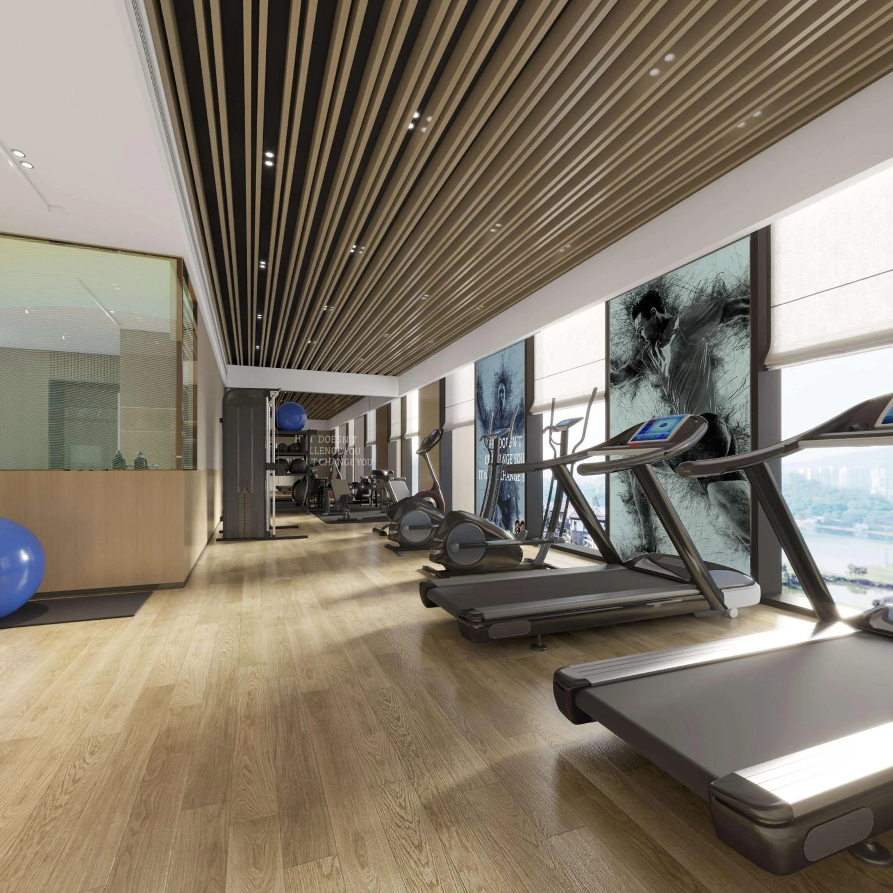 Fitness centre/facilities in Hilton Garden Inn Hangzhou Xiaoshan