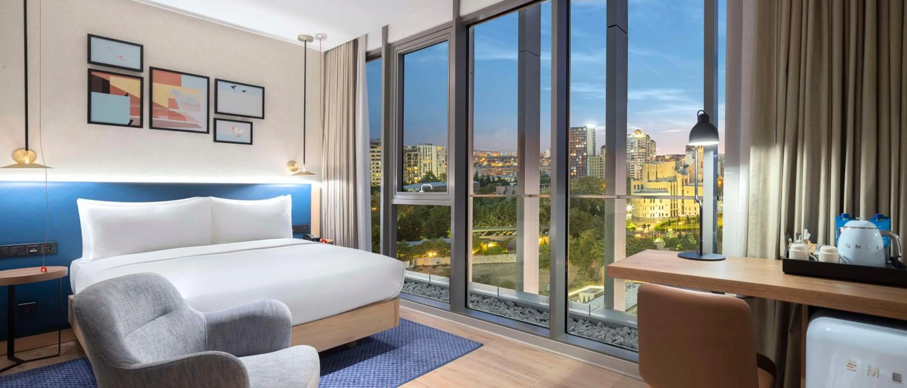 Bed in Hilton Garden Inn Tbilisi Riverview