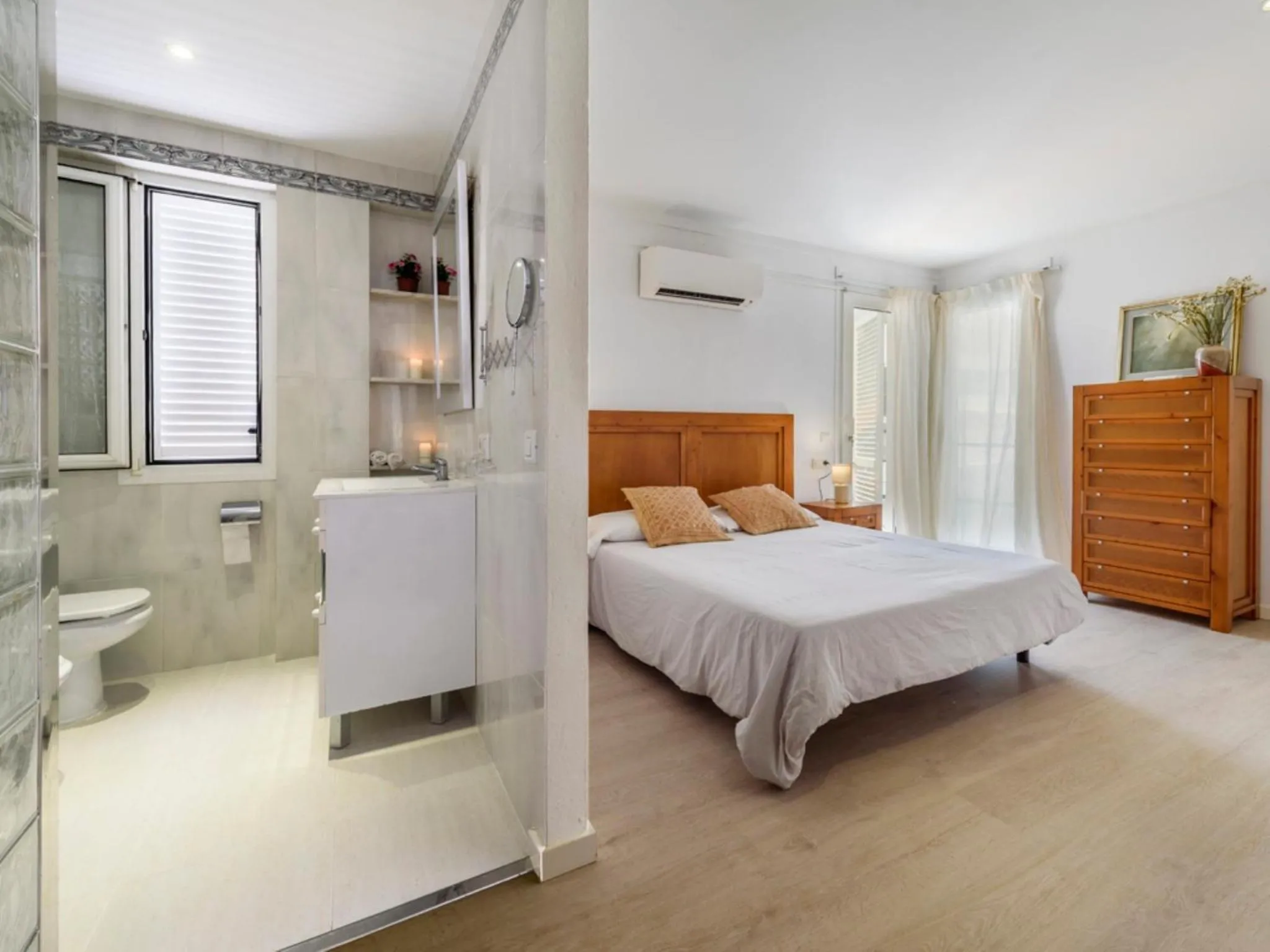 Living room, Bed in Villa Nacho