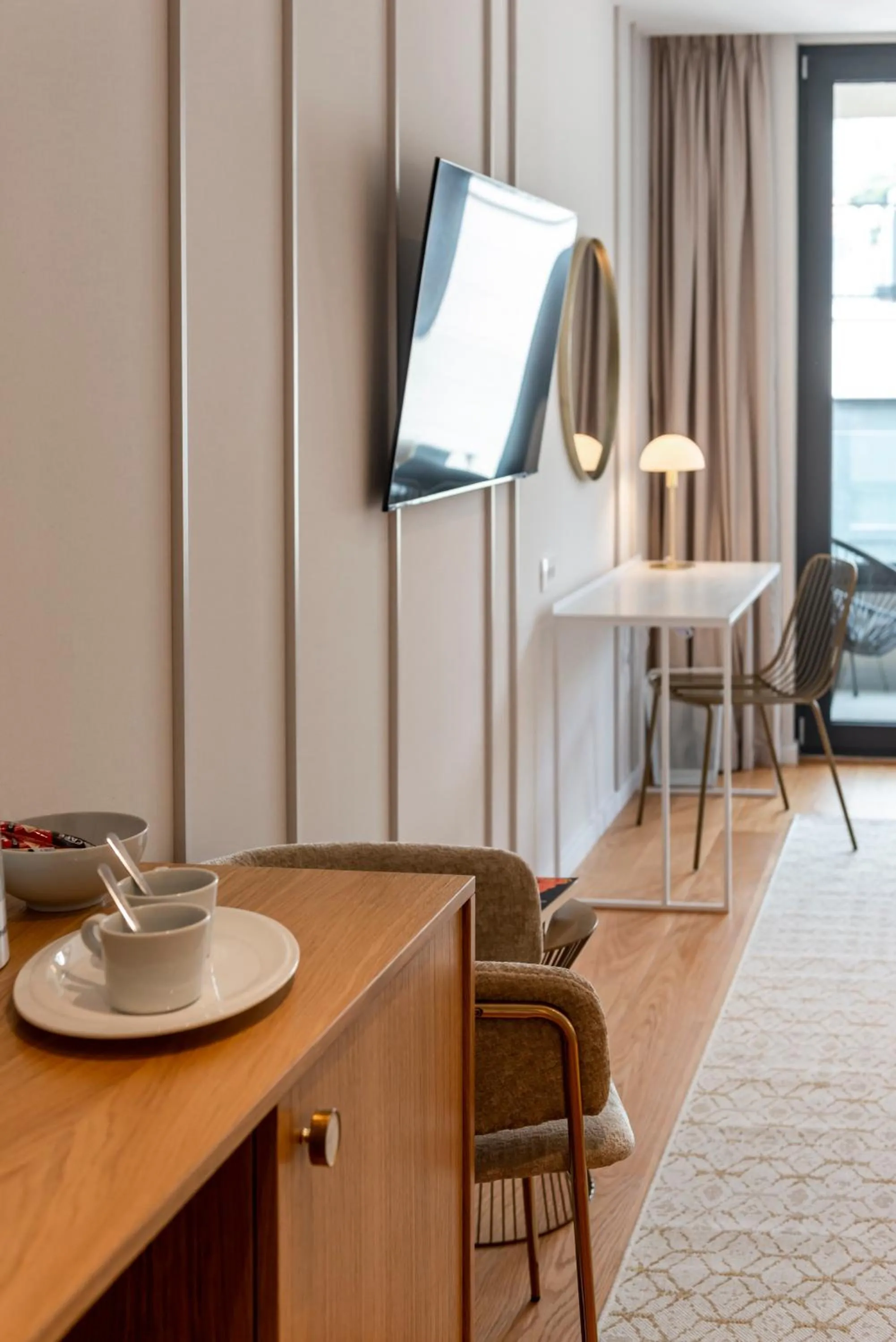 Seating area in City Residences