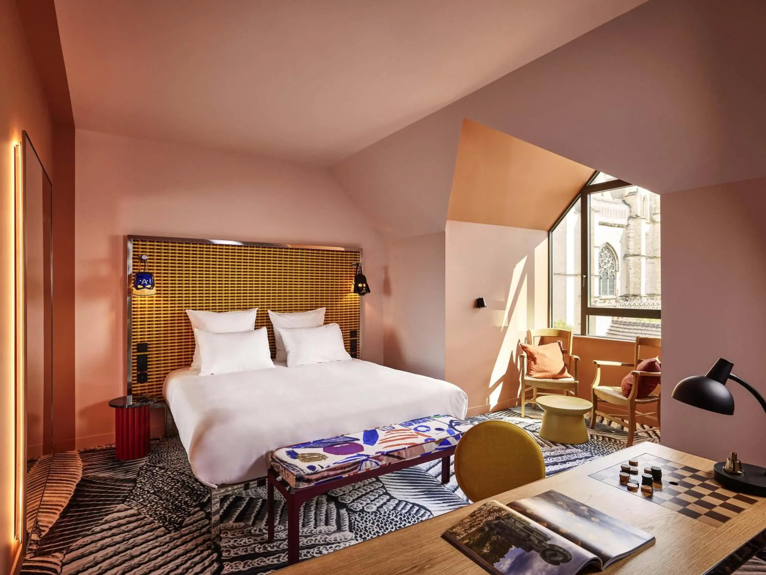 Bedroom, Bed in Mama Shelter Dijon Bedroom, Bed in Mama Shelter Dijon