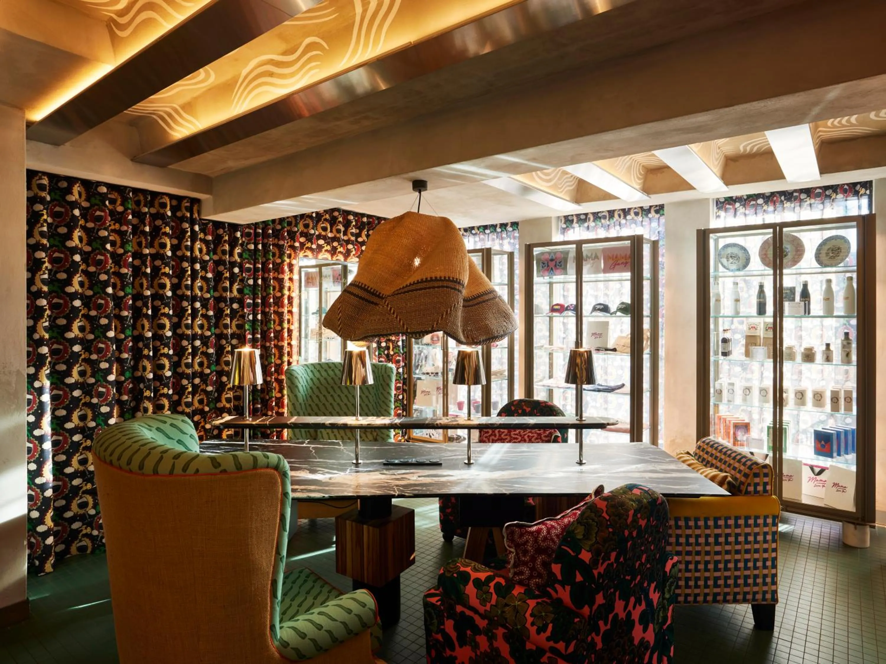 Lobby or reception in Mama Shelter Dijon