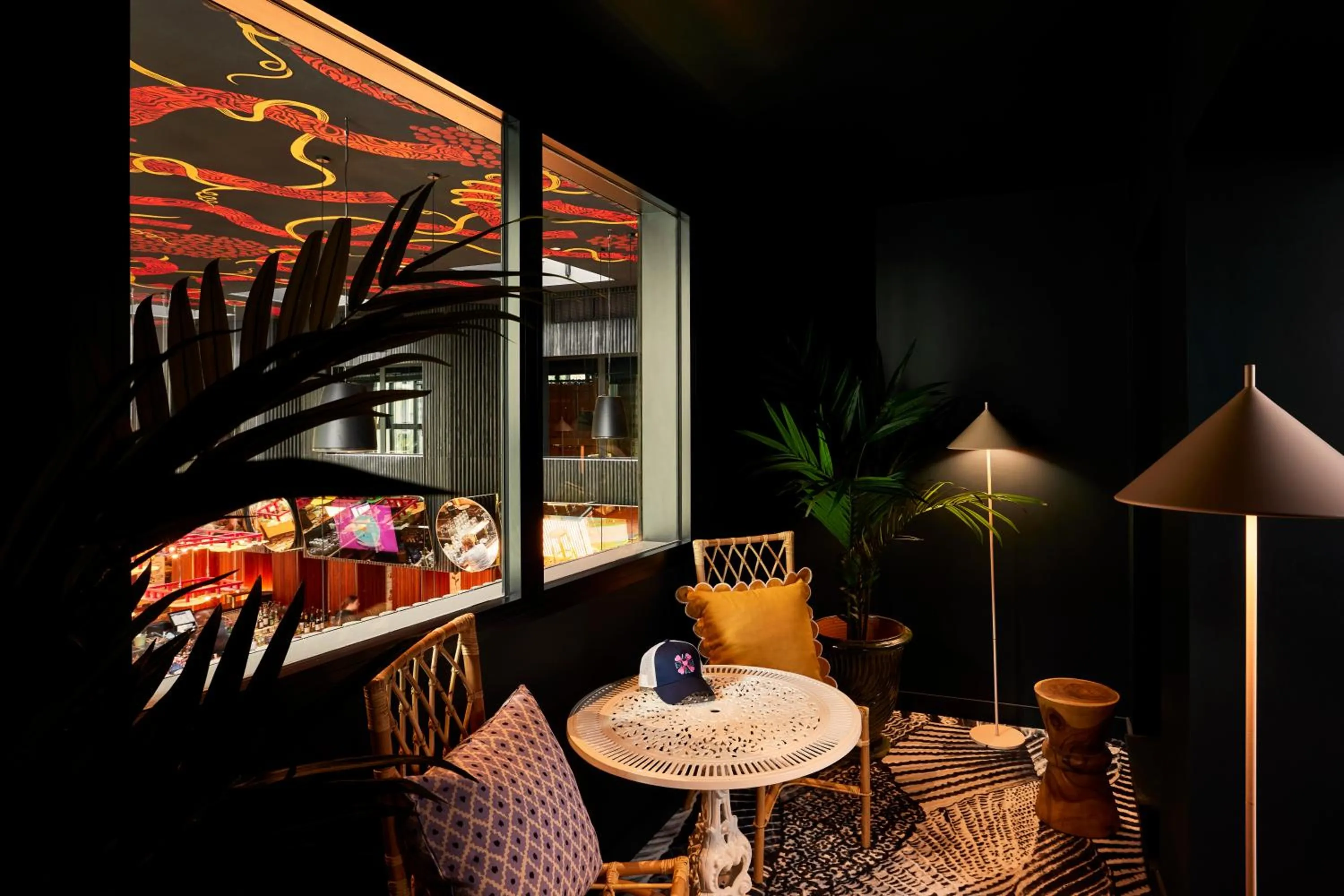 Patio in Mama Shelter Dijon