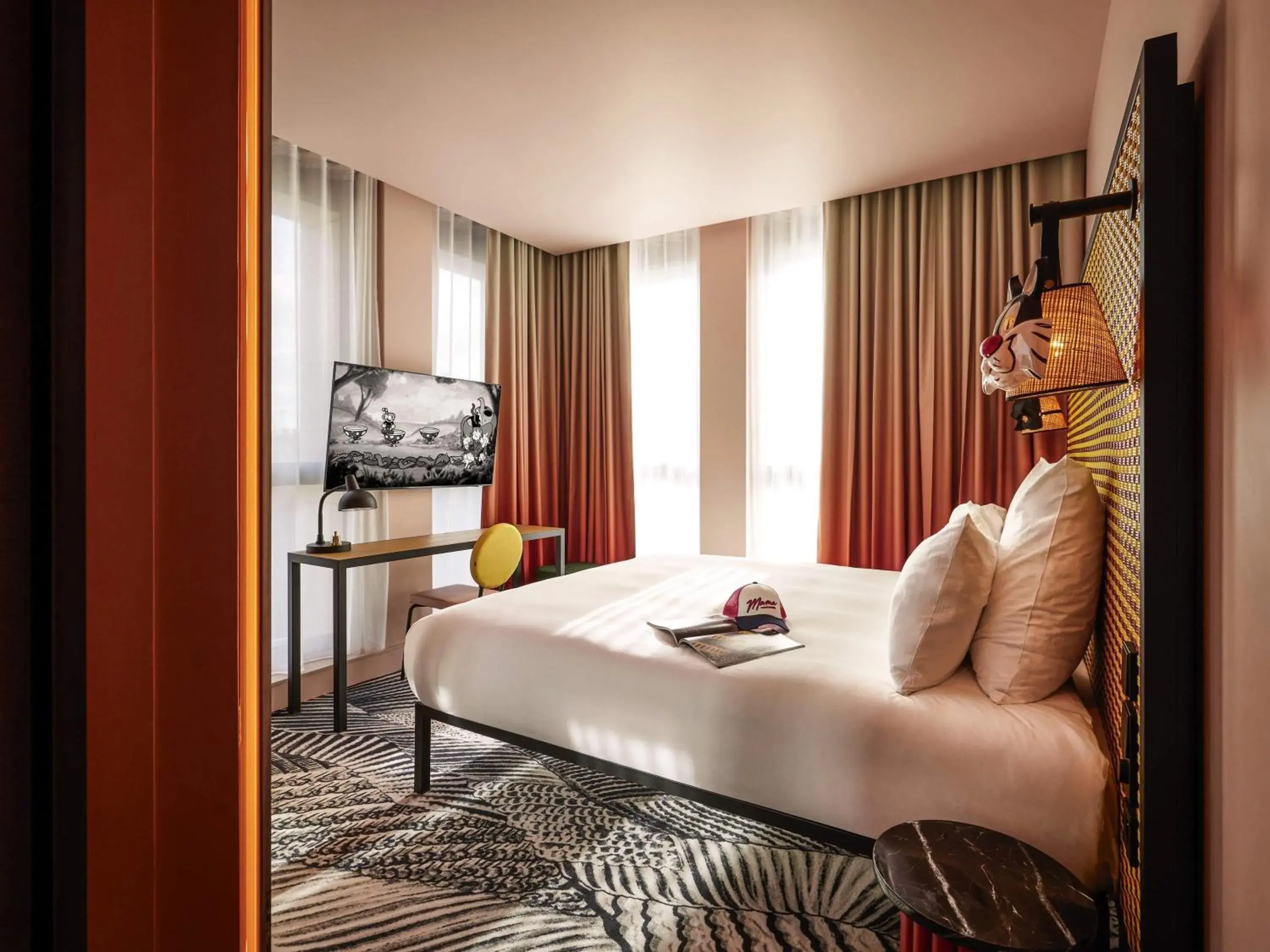 Bedroom, Bed in Mama Shelter Dijon Bedroom, Bed in Mama Shelter Dijon