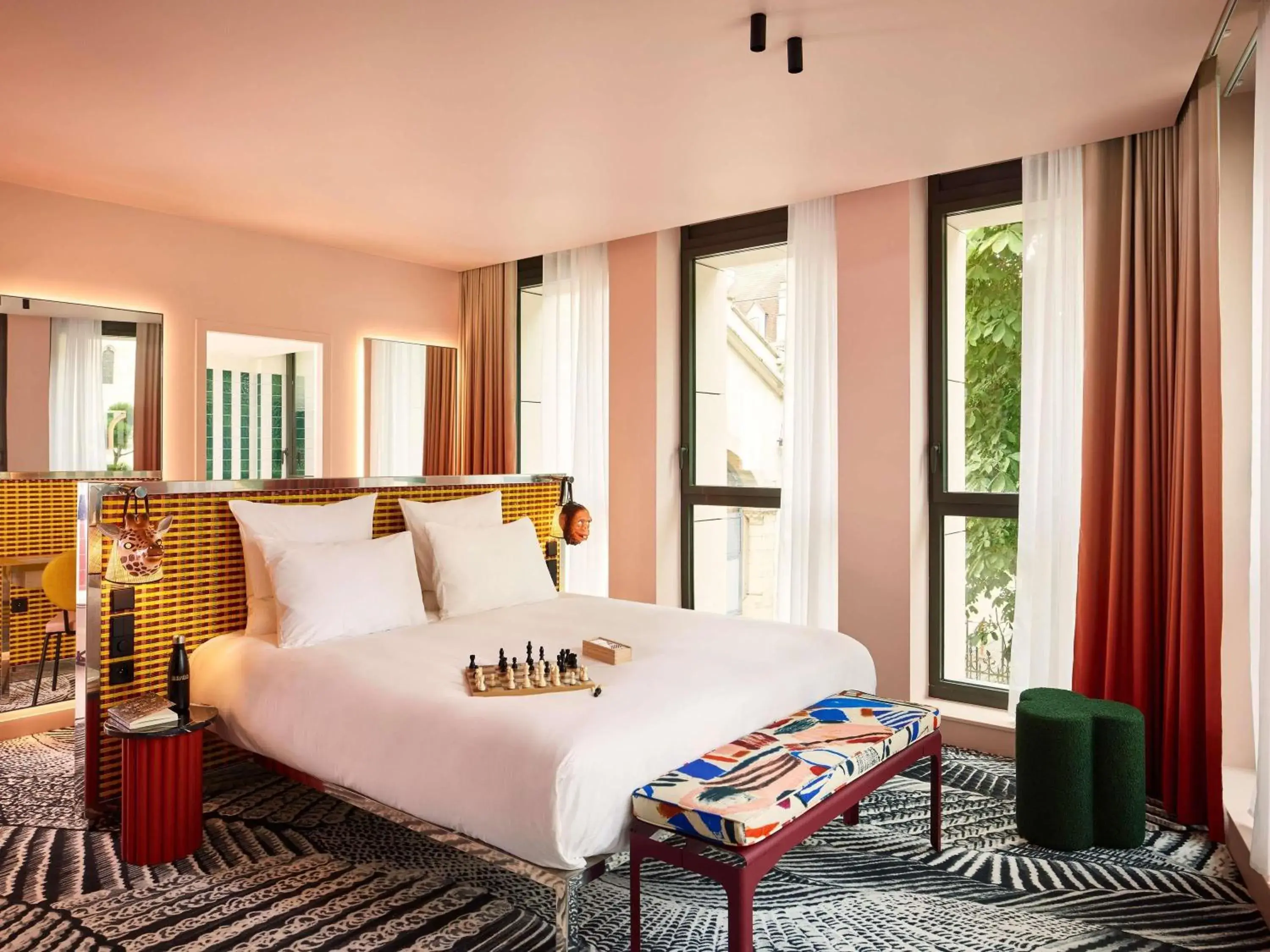 Bedroom, Bed in Mama Shelter Dijon Bedroom, Bed in Mama Shelter Dijon