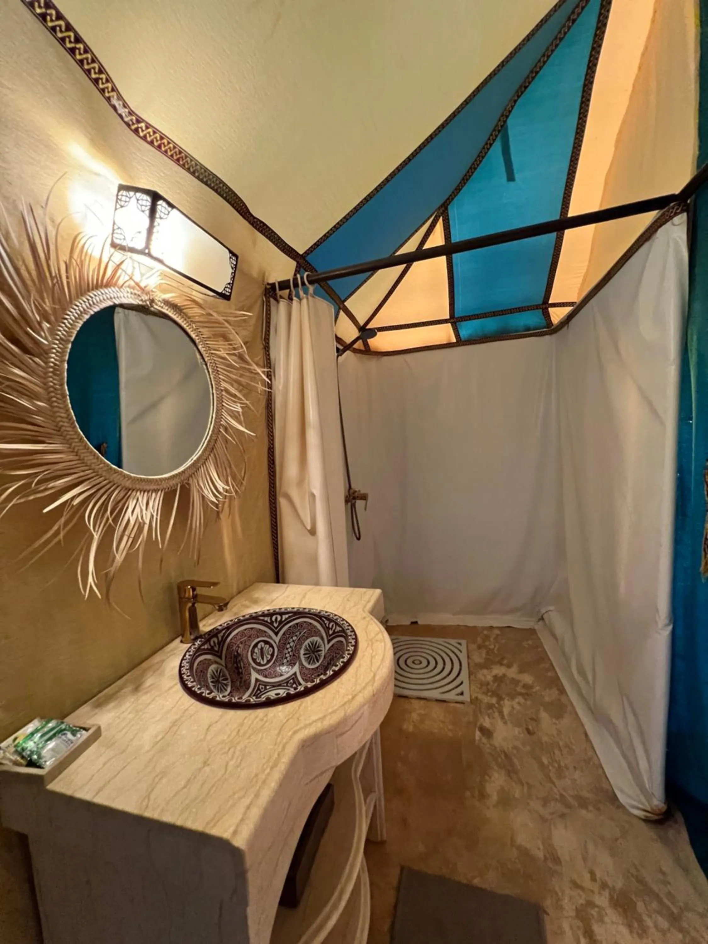 Dining area in Horaz desert Camp
