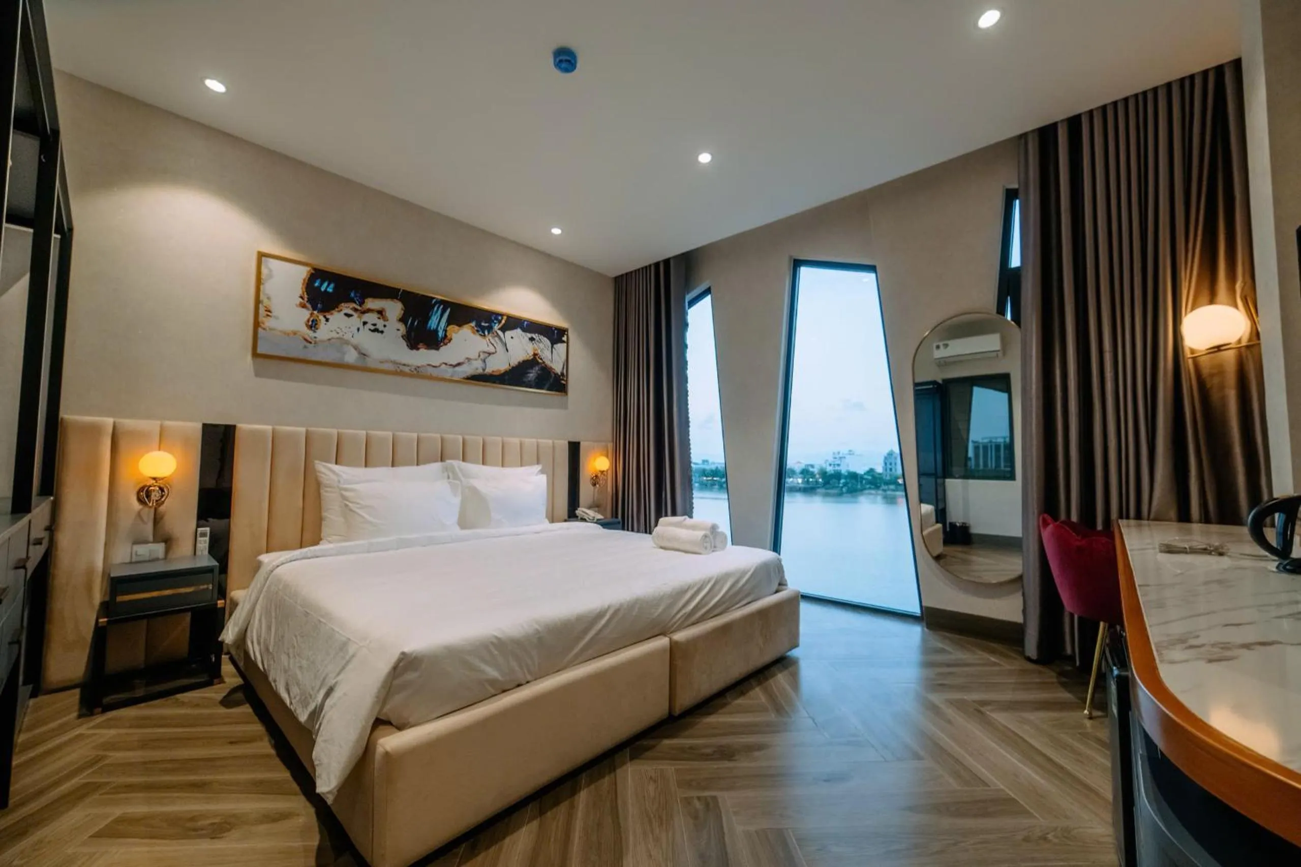 Bed in La Beaute Hotel - Quy Nhơn
