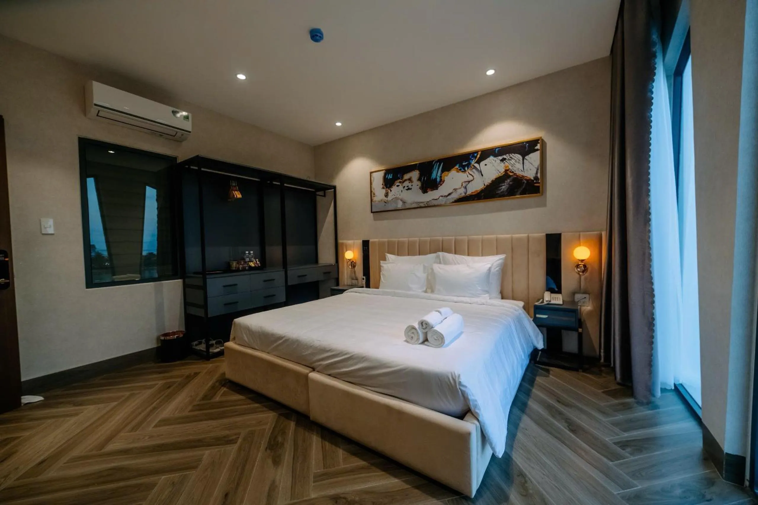 Bed in La Beaute Hotel - Quy Nhơn
