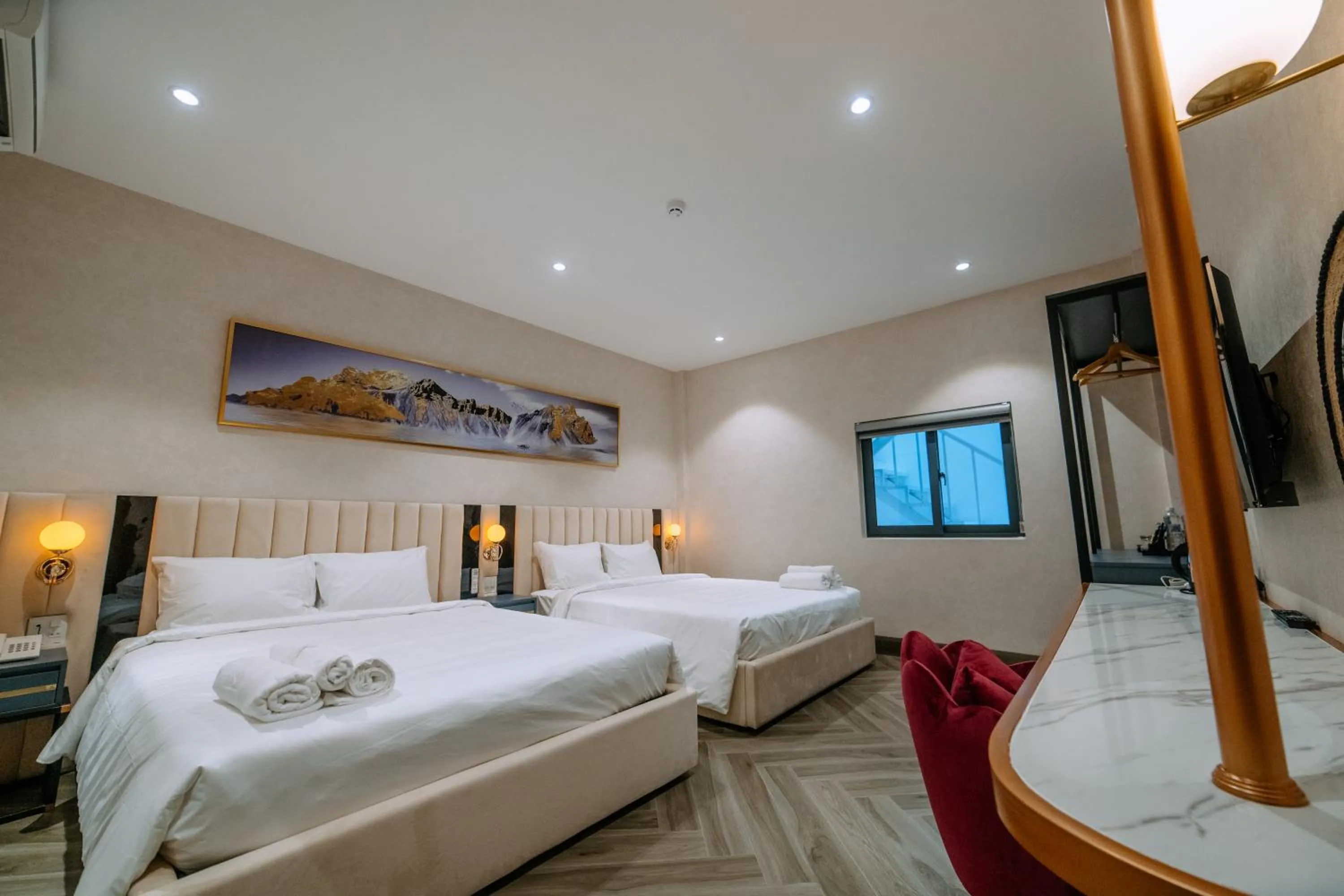 Bed in La Beaute Hotel - Quy Nhơn