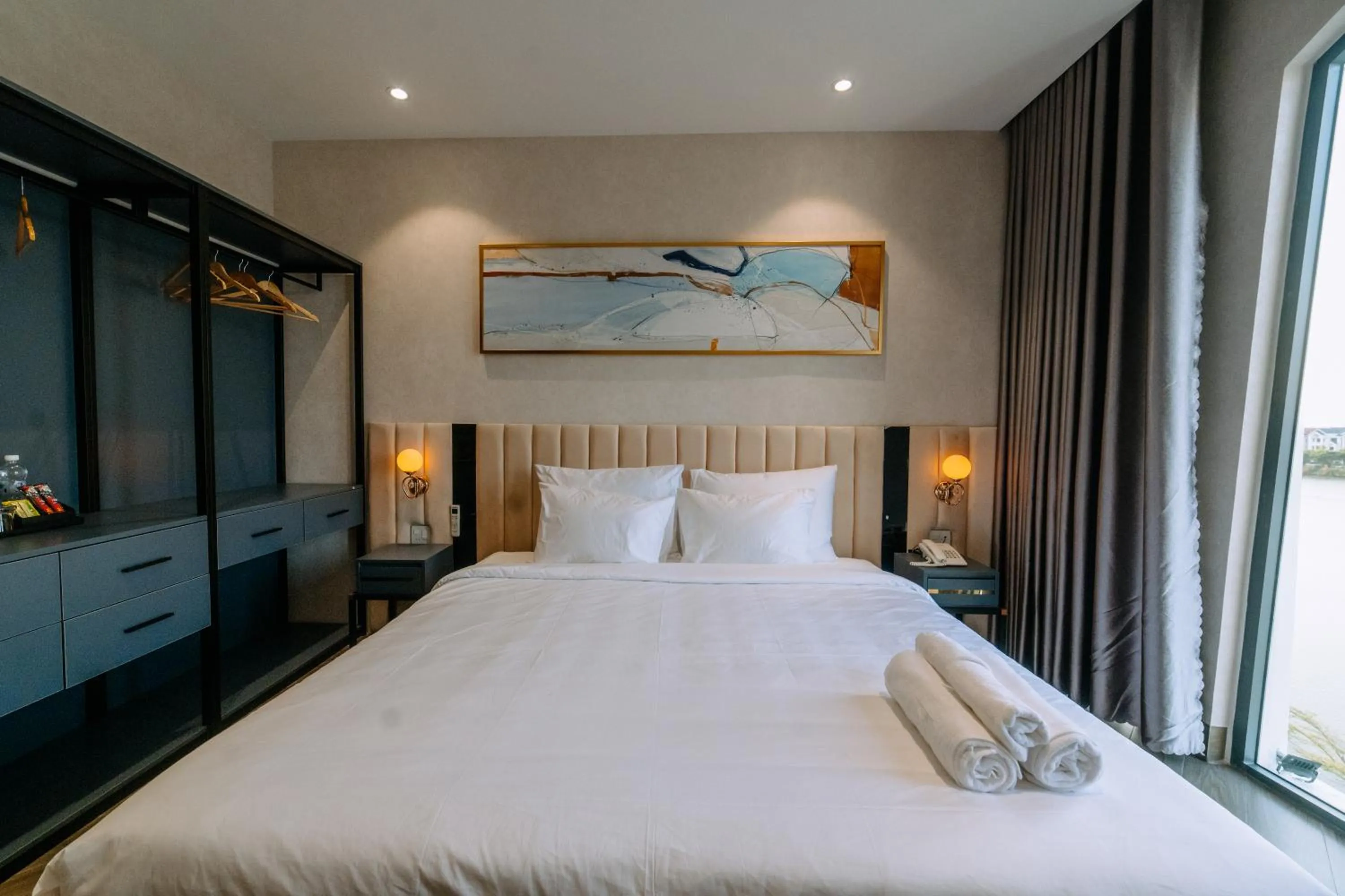 Bed in La Beaute Hotel - Quy Nhơn