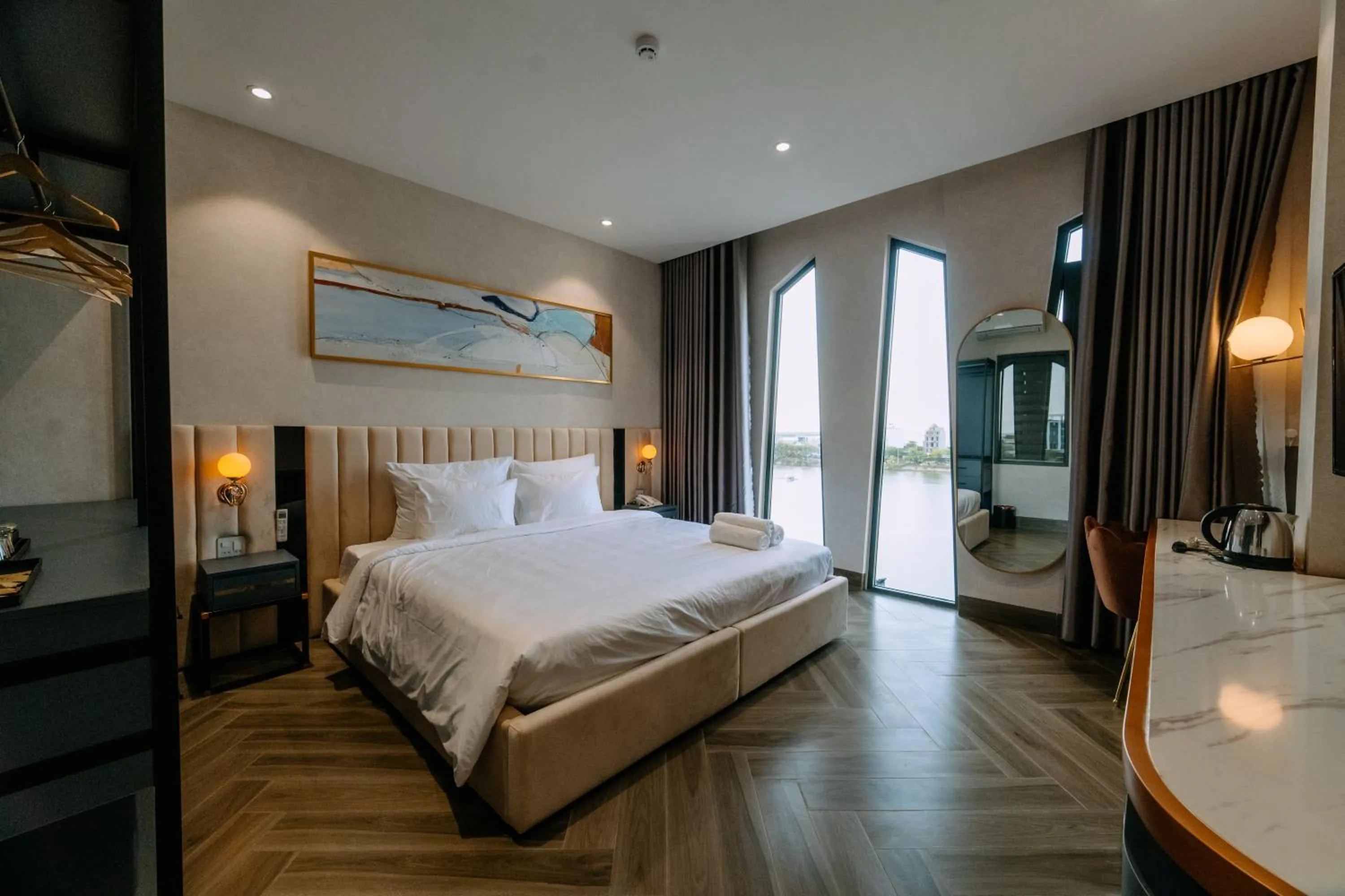 Bed in La Beaute Hotel - Quy Nhơn