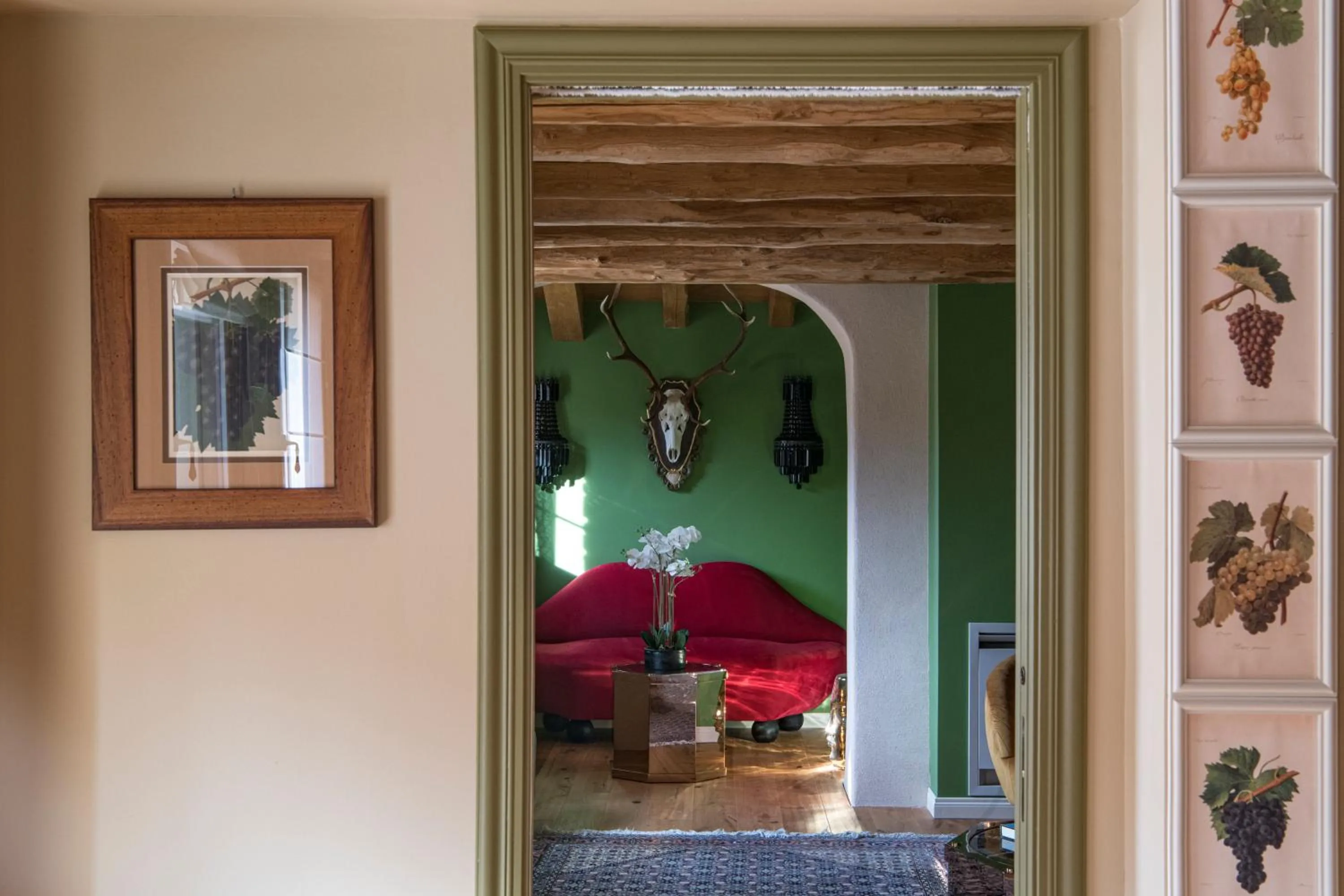 Communal lounge/ TV room in Casa Valdo Country House