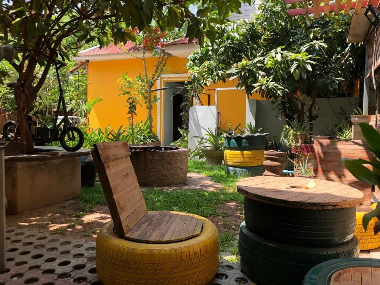 Garden in Boyada Villa Siem Reap