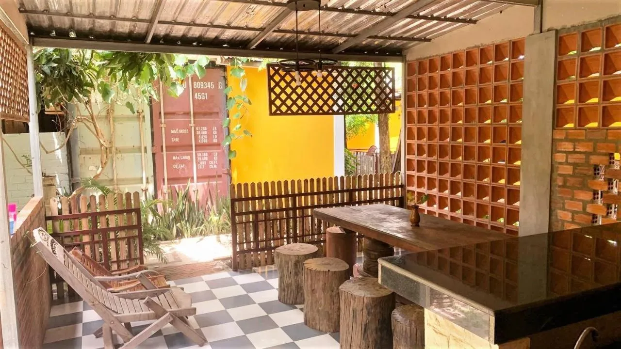 Seating area in Boyada Villa Siem Reap