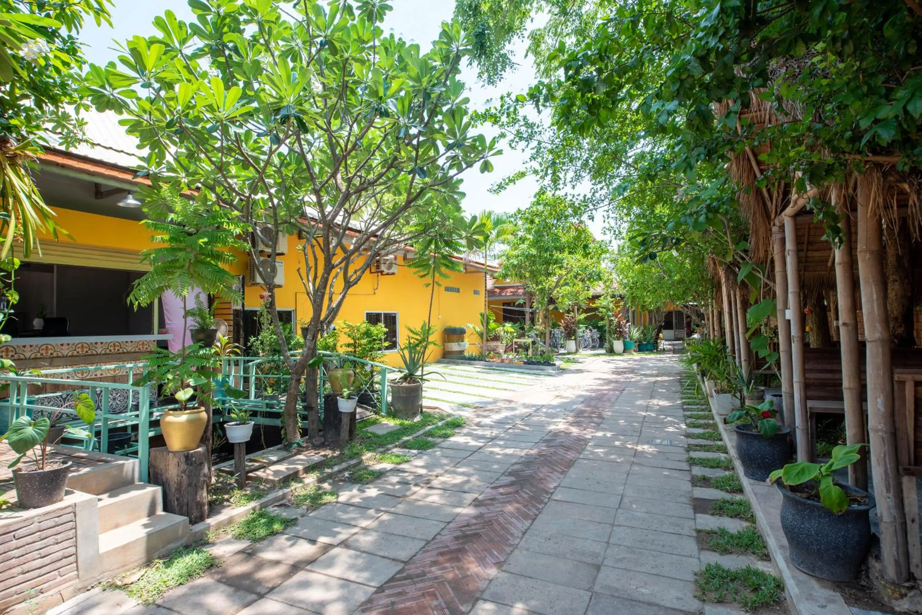 Garden in Boyada Villa Siem Reap