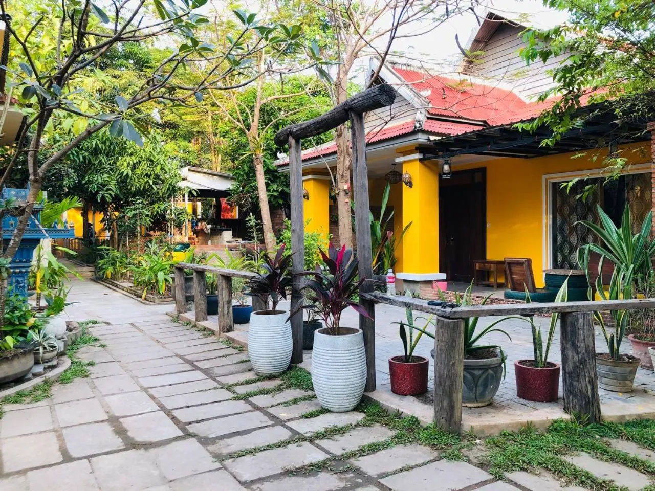 Garden in Boyada Villa Siem Reap
