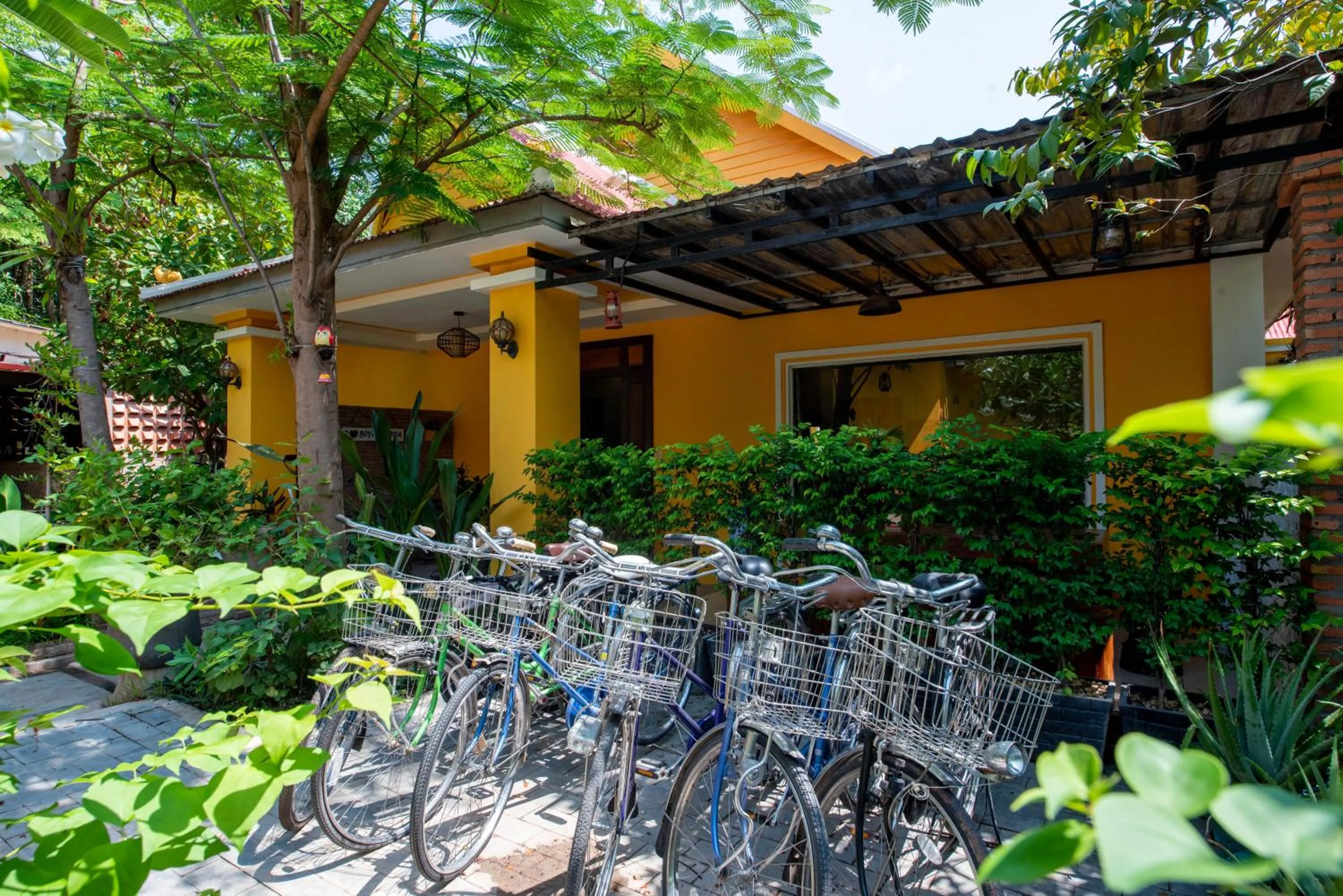 Garden in Boyada Villa Siem Reap