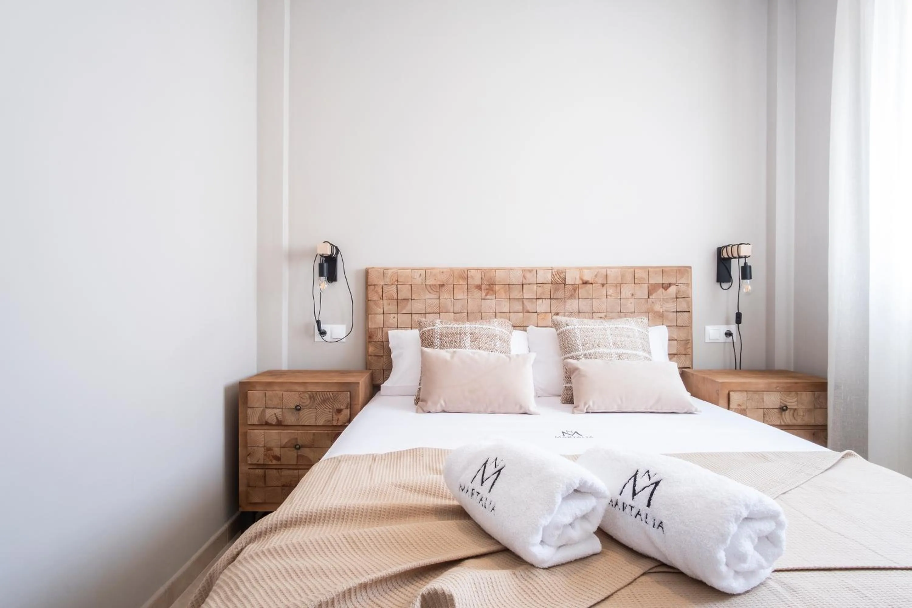 Bedroom, Bed in Apartamentos Martalia Áticos Deluxe