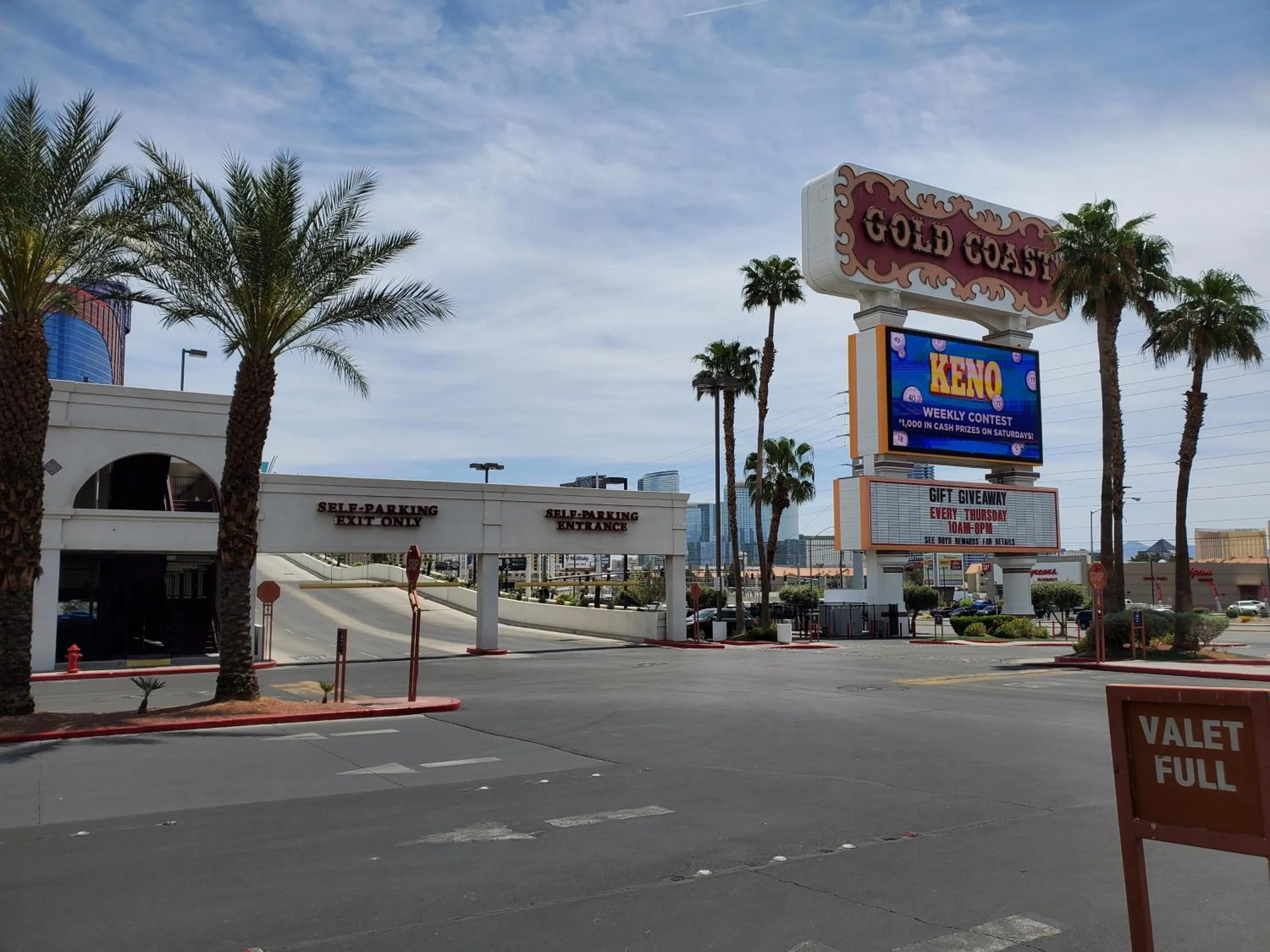 Parking in Gold Coast Casino by the Strip Las Vegas