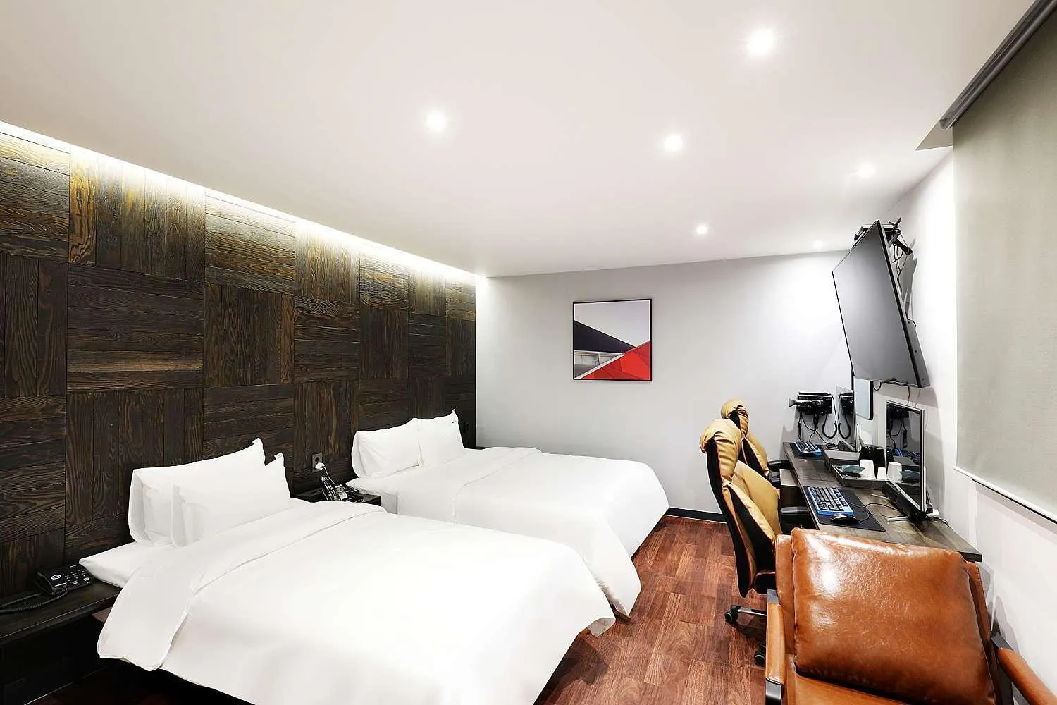 Bed in Mariposa Hotel Songtan