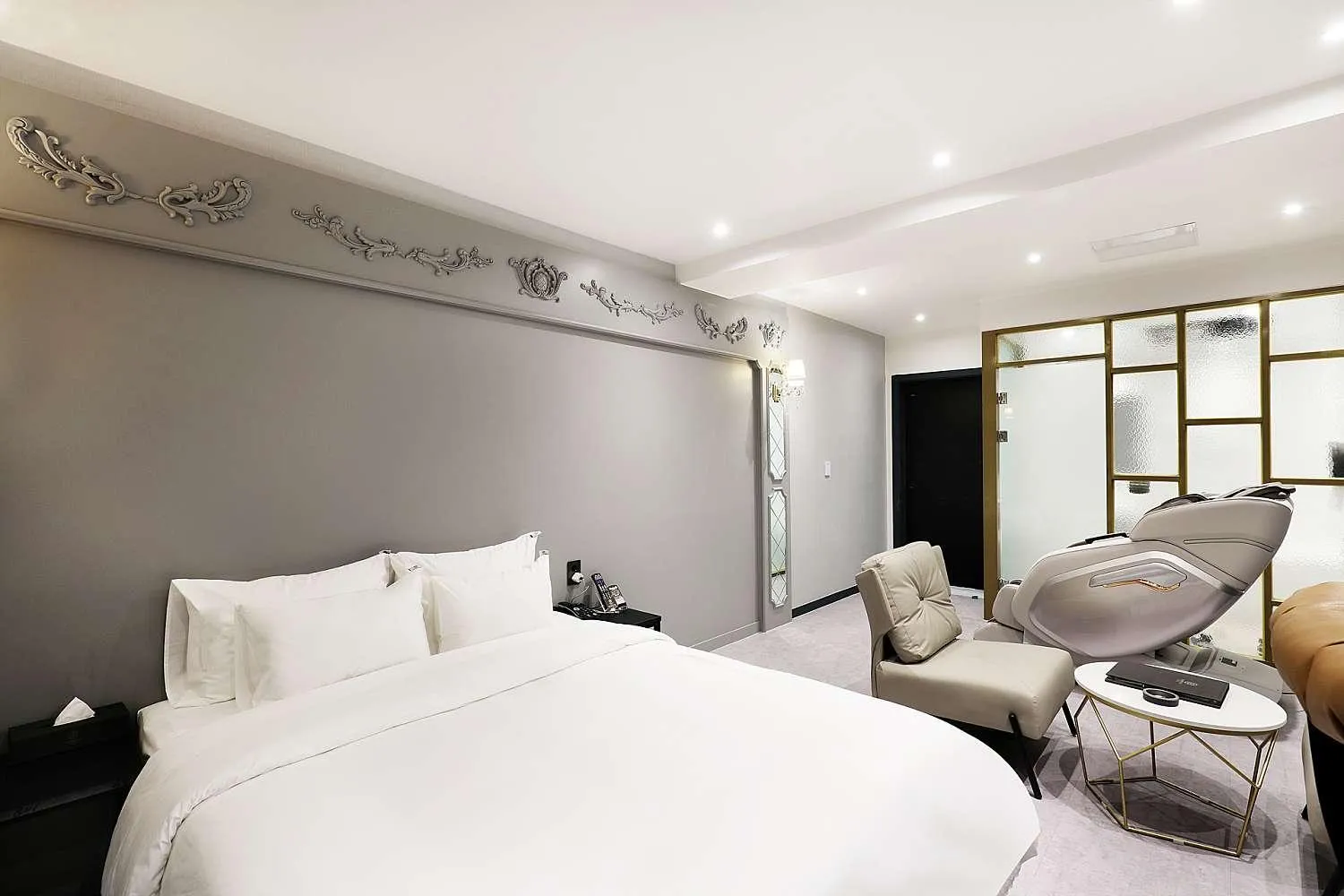 Bed in Mariposa Hotel Songtan