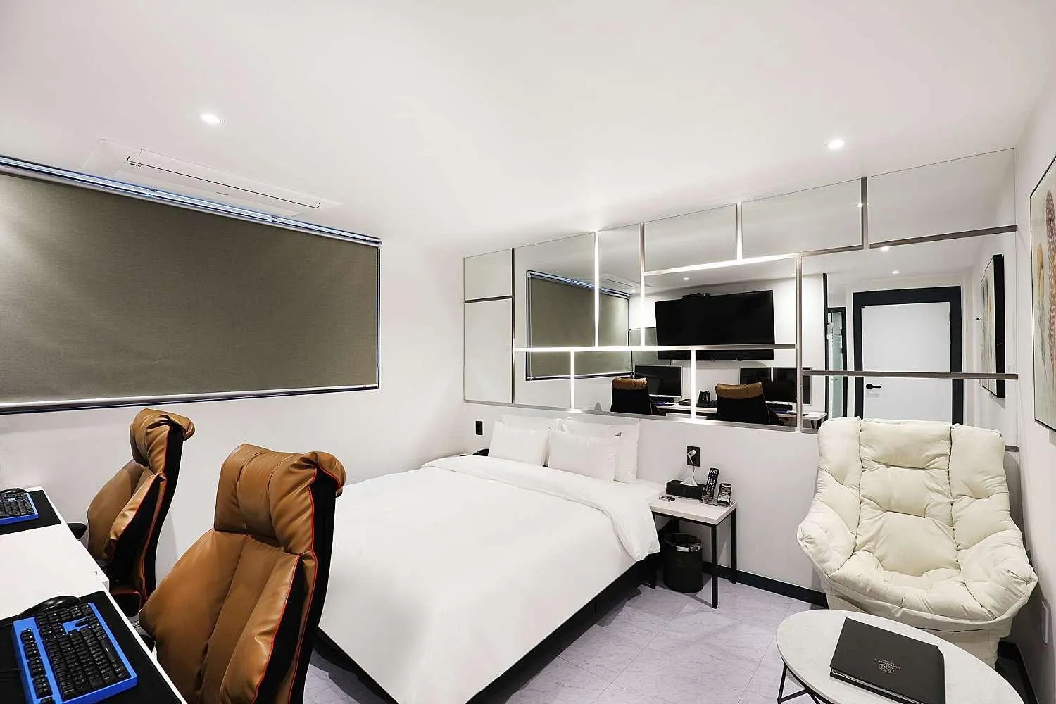 Bed in Mariposa Hotel Songtan