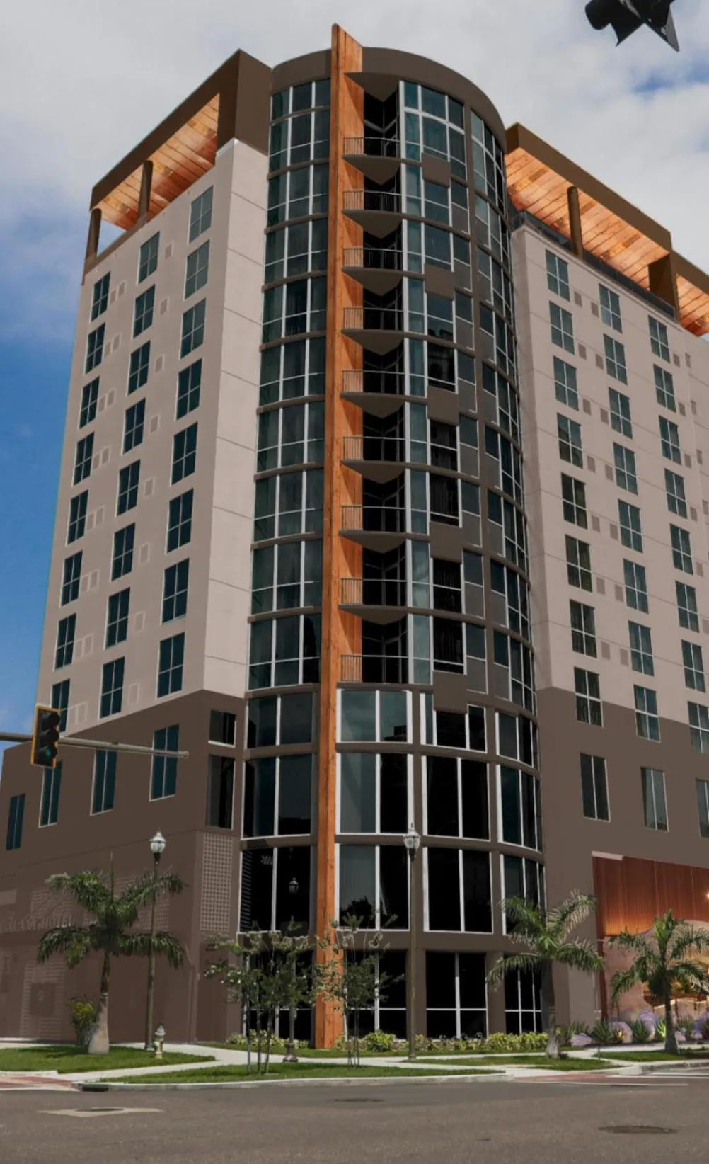 Property building in Galaxy Hotel Downtown